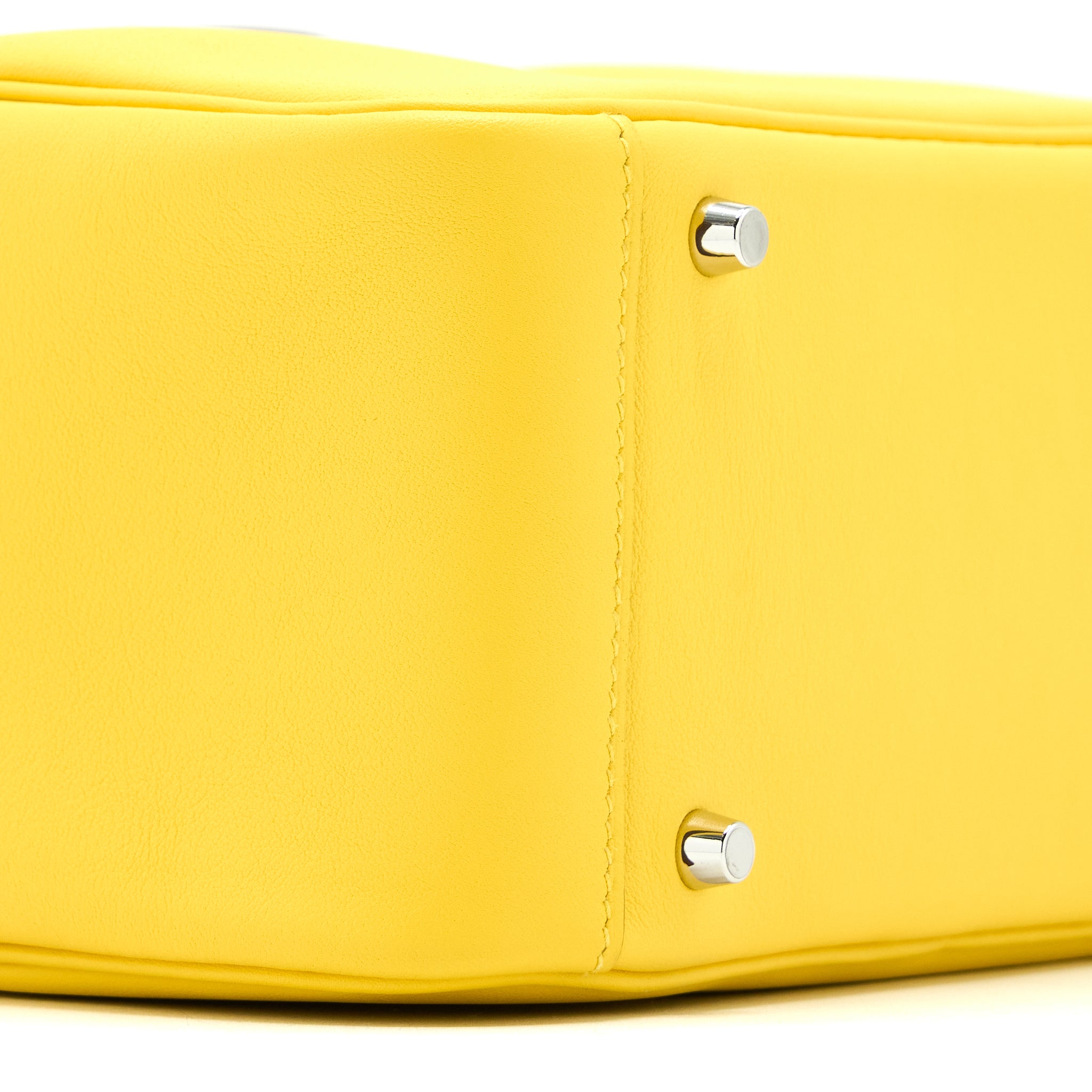 HERMES MINI LINDY SWIFT 9O JAUNE DE NAPLES SHW