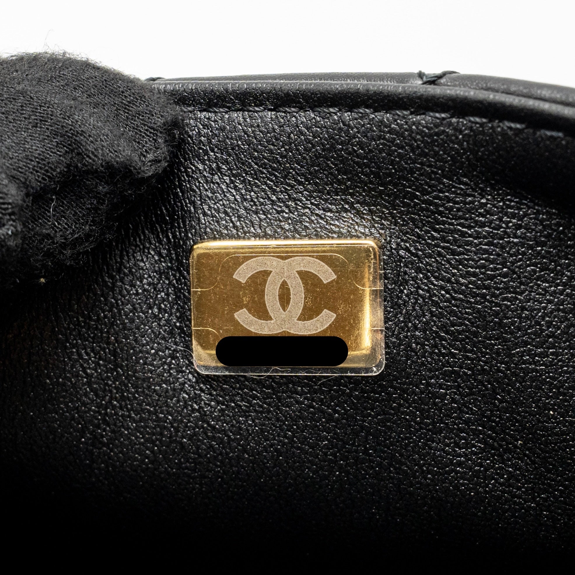 CHANEL MINI 2.55 REISSUE AGED CALFSKIN BLACK GHW (MICROCHIP)