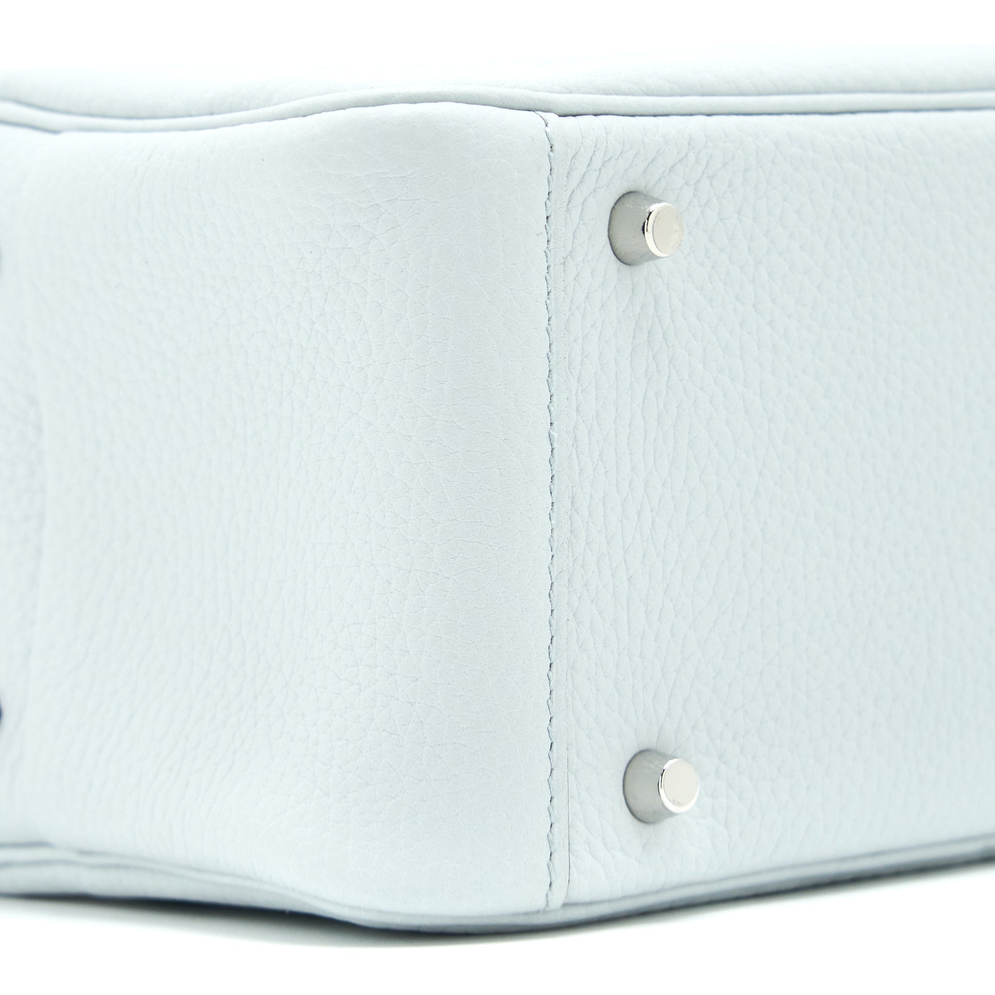 HERMES MINI LINDY CLEMENCE BLUE PALE SHW