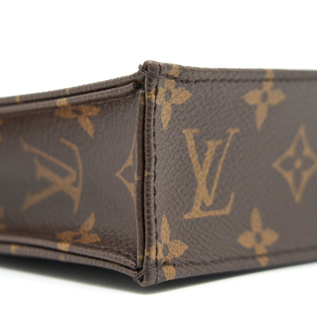 LOUIS VUITTON PETIT SAC PLAT MONOGRAM CANVAS