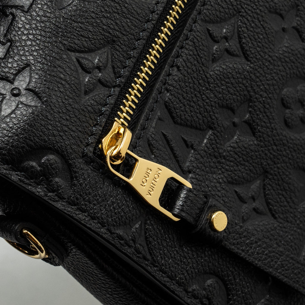 LOUIS VUITTON POCHETTE METIS MONOGRAM EMPREINTE BLACK GHW