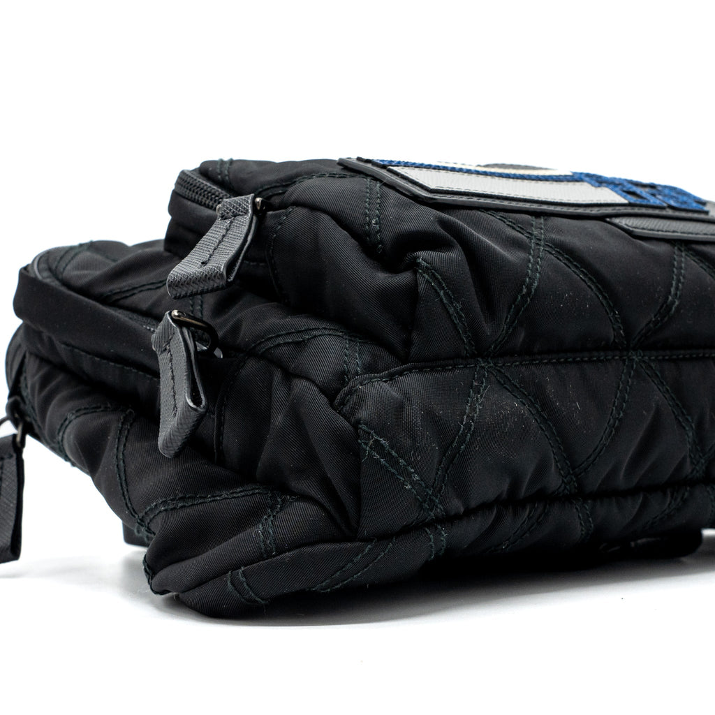 PRADA BUM BAG NYLON BLACK SHW
