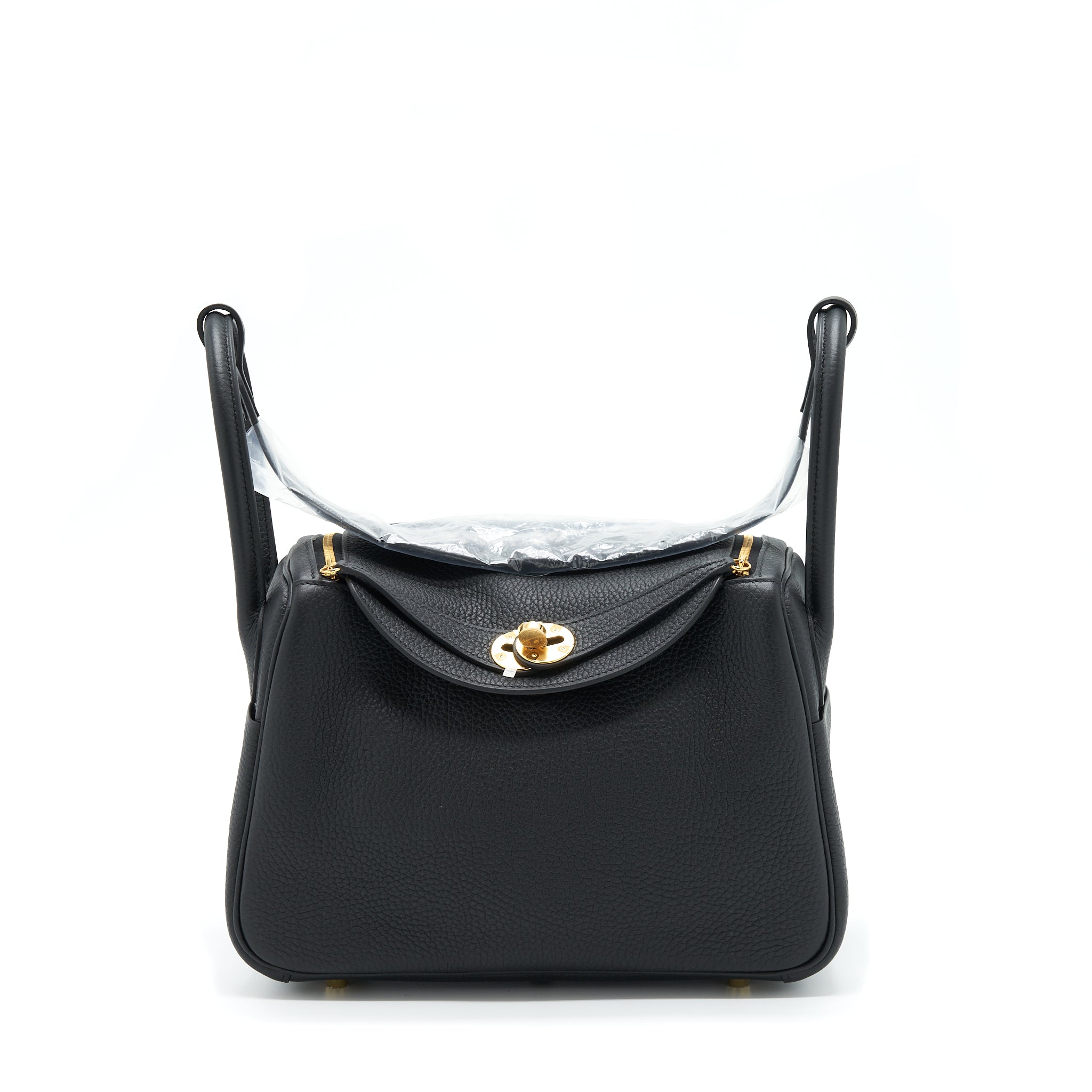 HERMES LINDY 26 CLEMENCE BLACK GHW