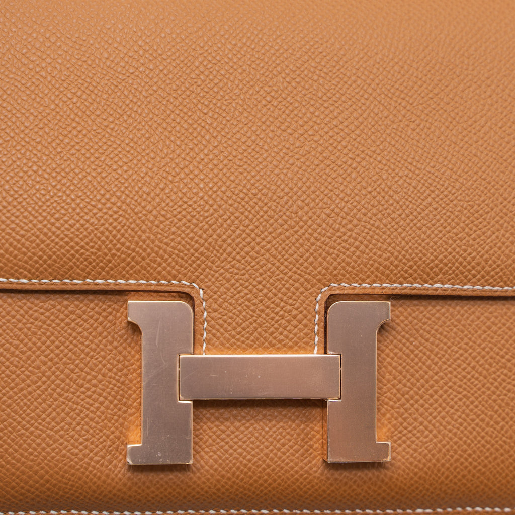 HERMES CONSTANCE MINI EPSOM GOLD RGHW