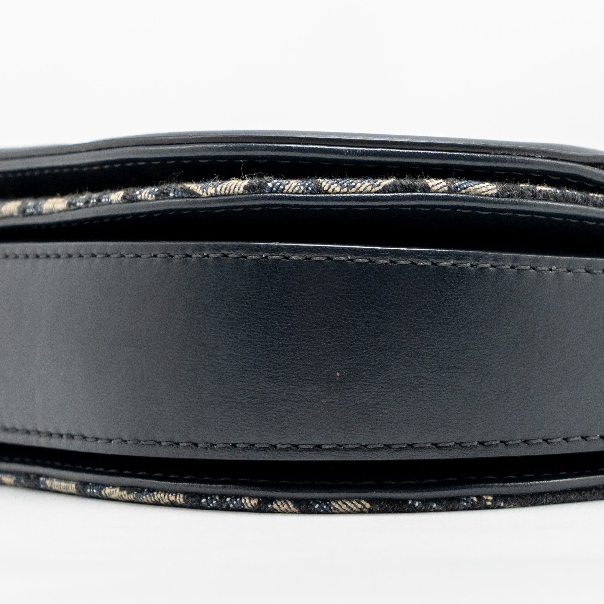 DIOR CD SIGNATURE CROSSBODY BAG OBLIQUE CANVAS NAVY GHW