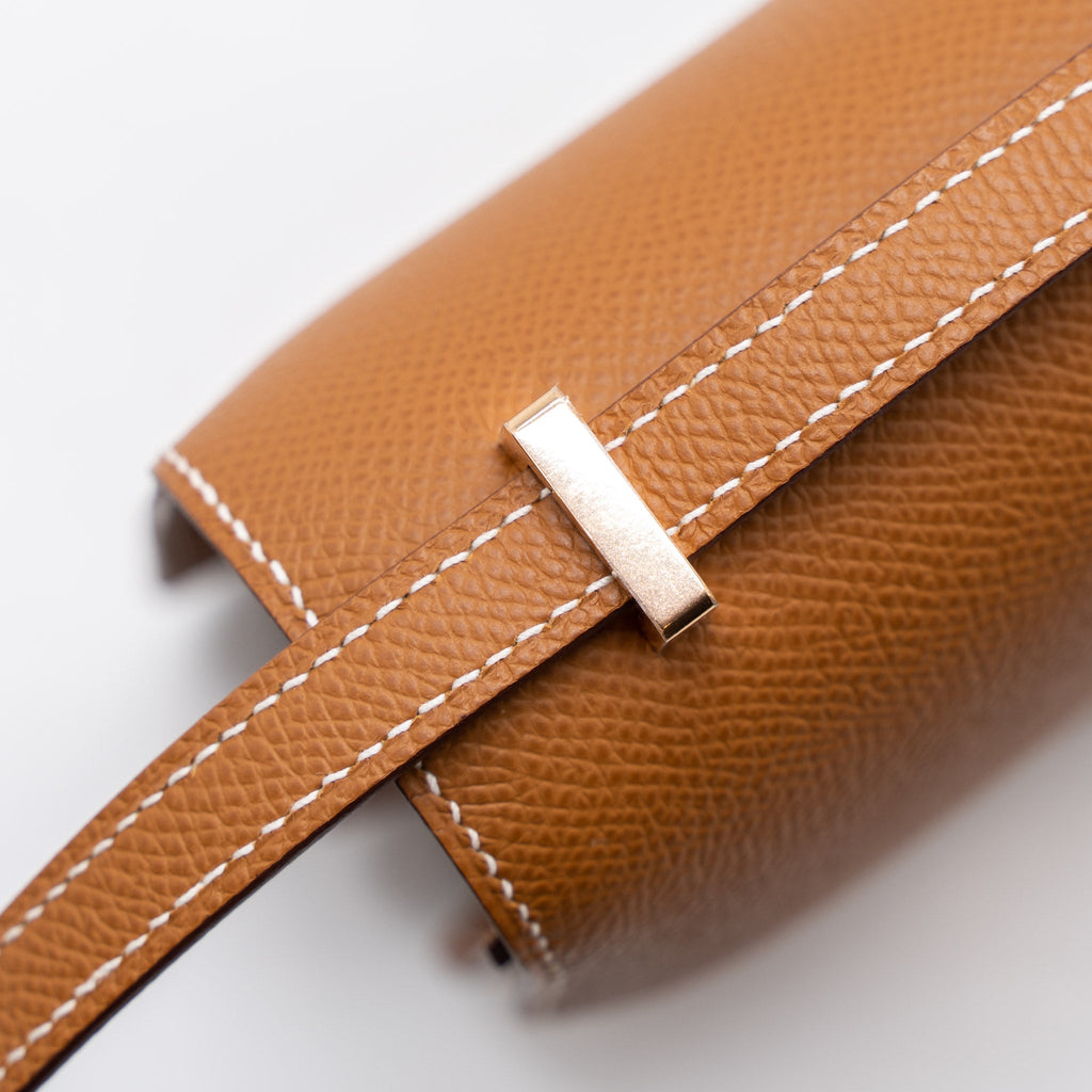 HERMES CONSTANCE MINI EPSOM GOLD RGHW