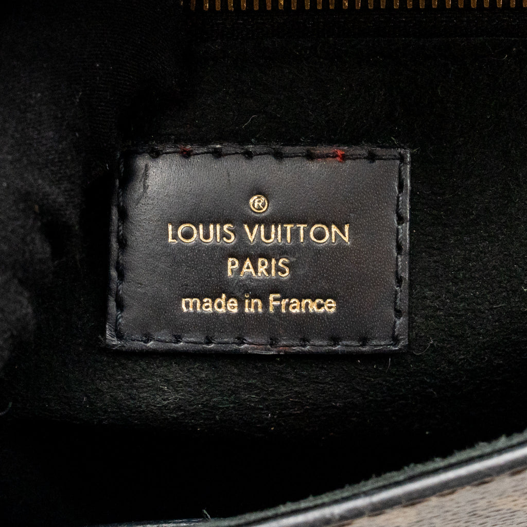 LOUIS VUITTON ONE HANDLE MM MONOGRAM CANVAS/ LEATHER BLACK GHW