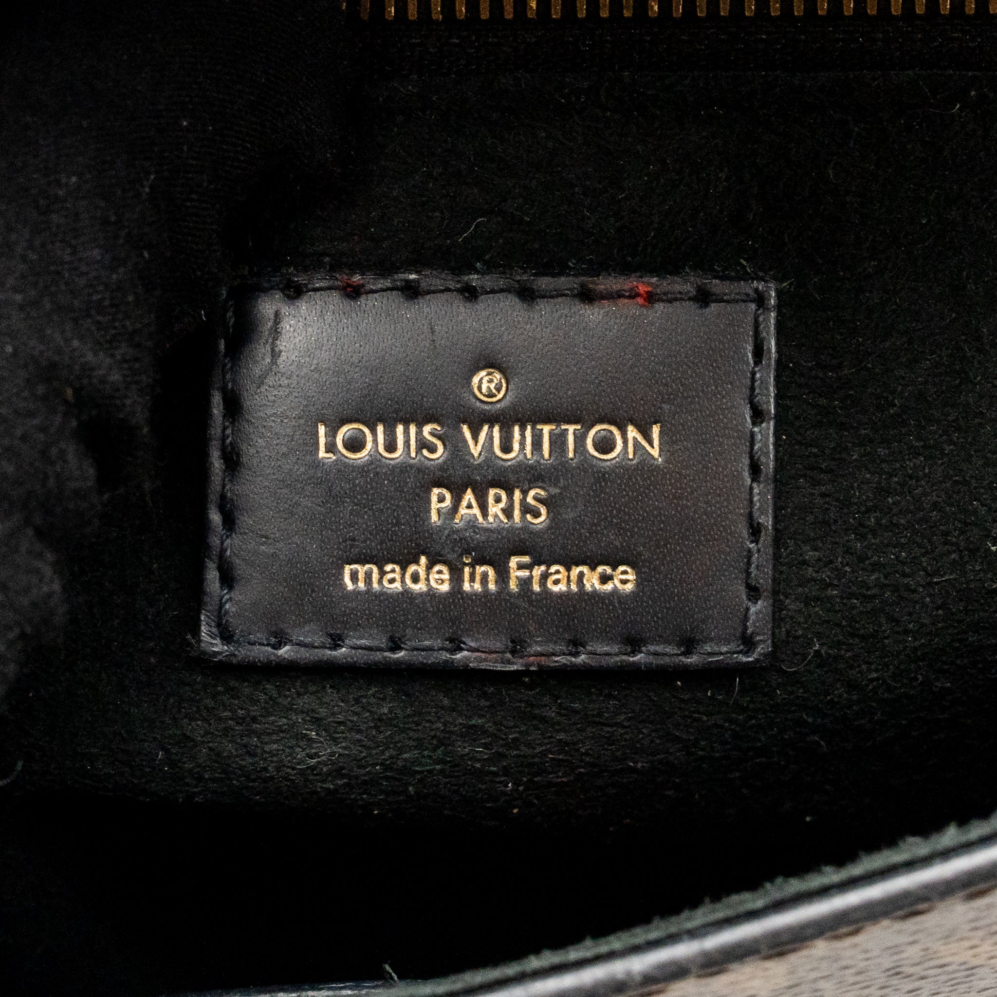 LOUIS VUITTON ONE HANDLE MM MONOGRAM CANVAS/ LEATHER BLACK GHW