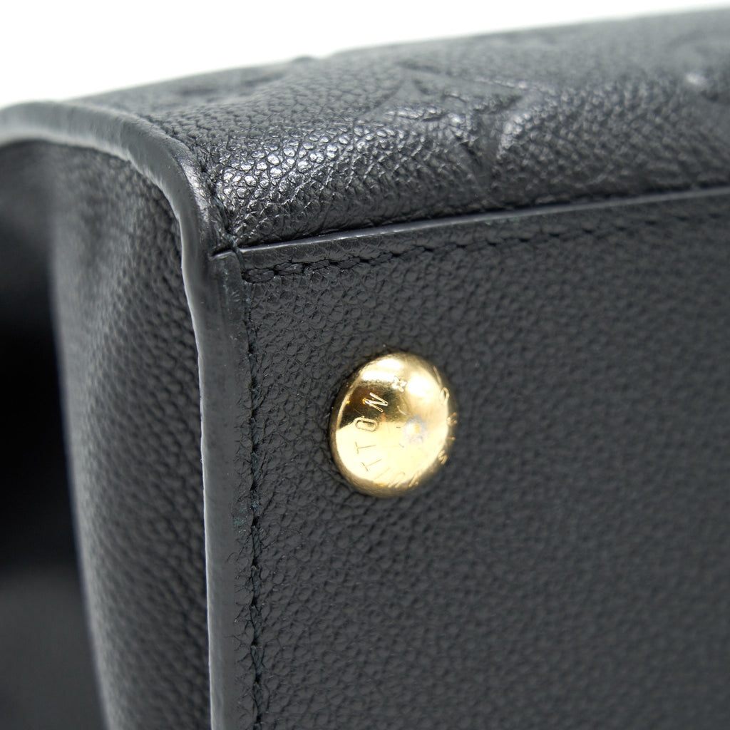 LOUIS VUITTON MONOGRAM EMPREINTE PONT NEUF MM NOIR