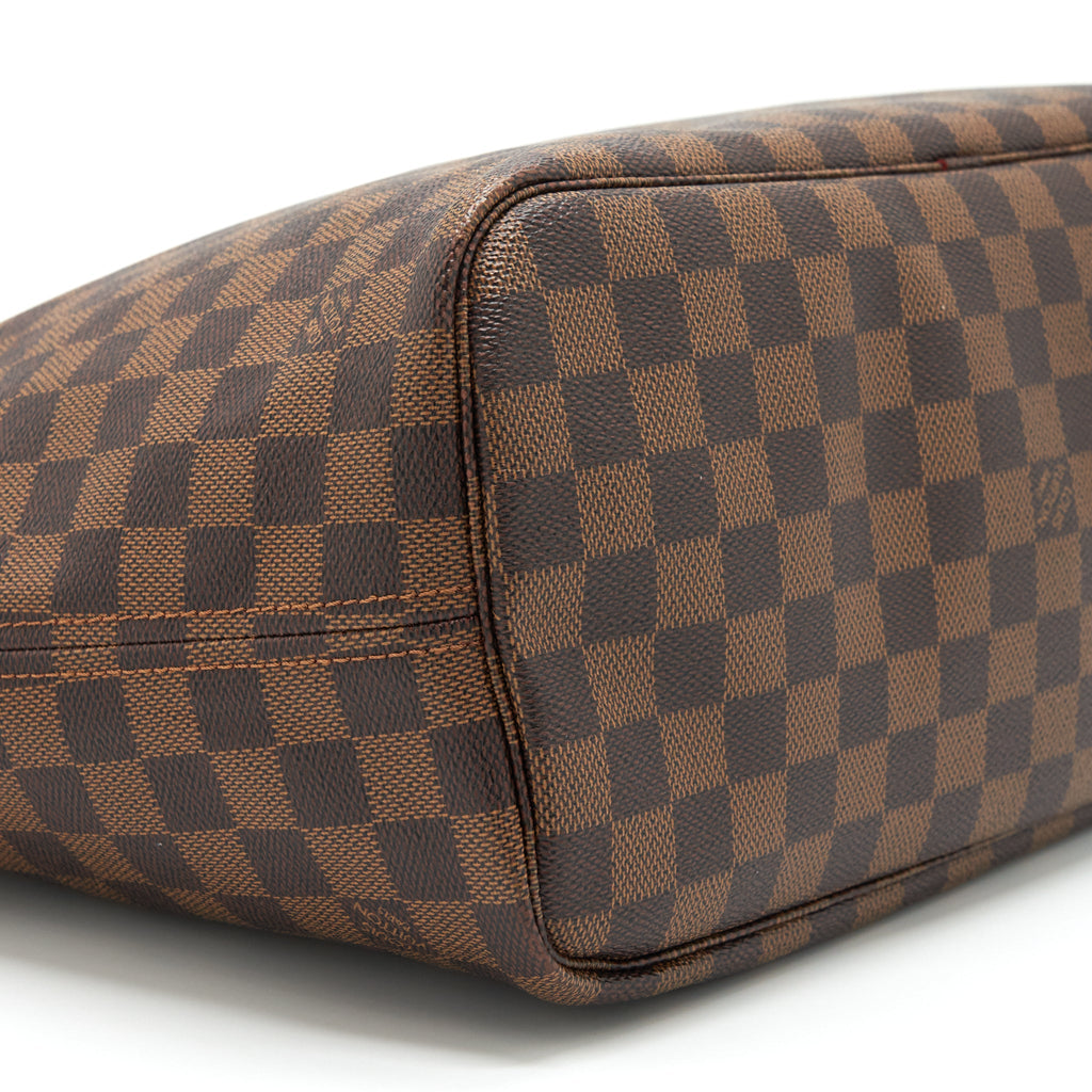 LOUIS VUITTON NEVERFULL MM DAMIER EBENE GHW