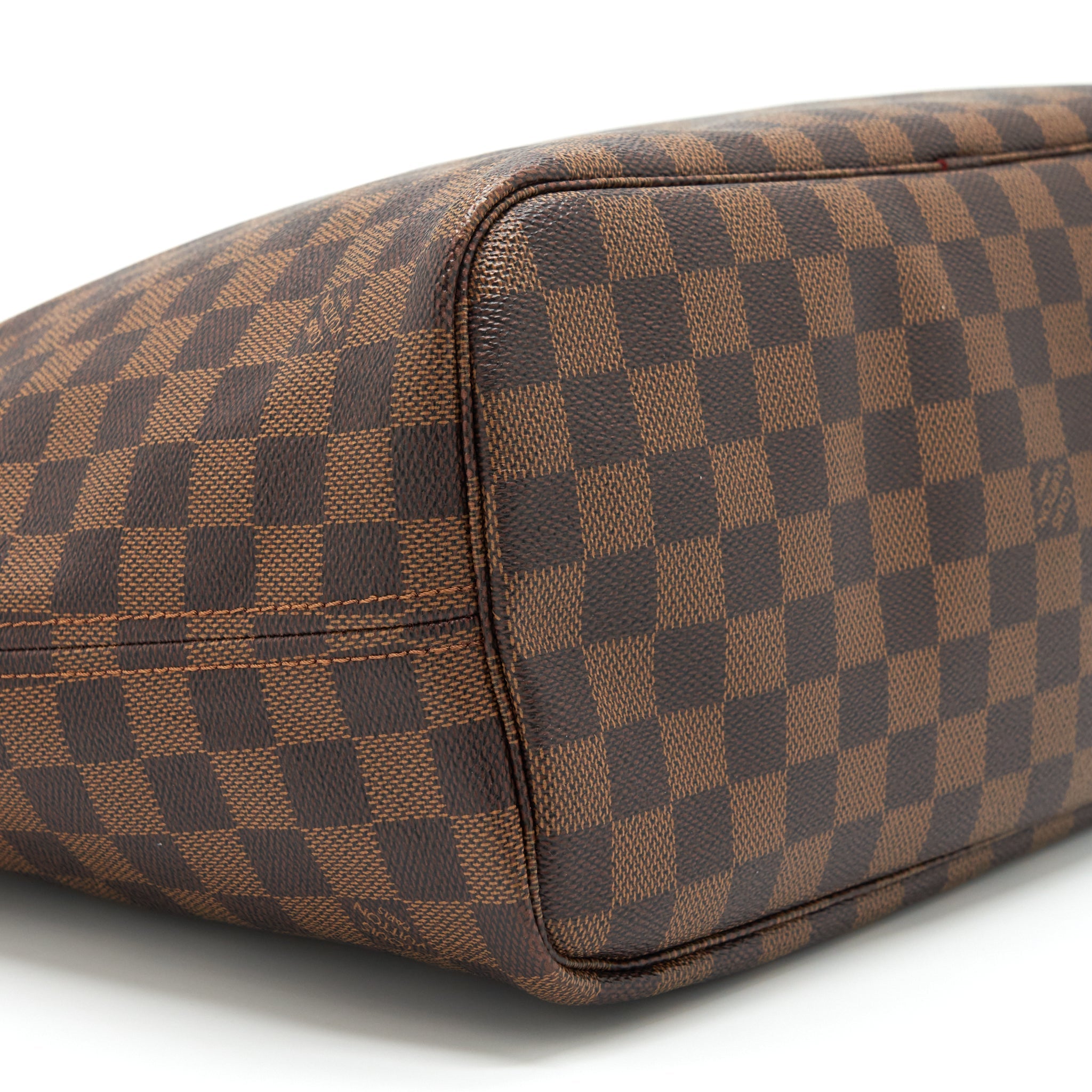 LOUIS VUITTON NEVERFULL MM DAMIER EBENE GHW