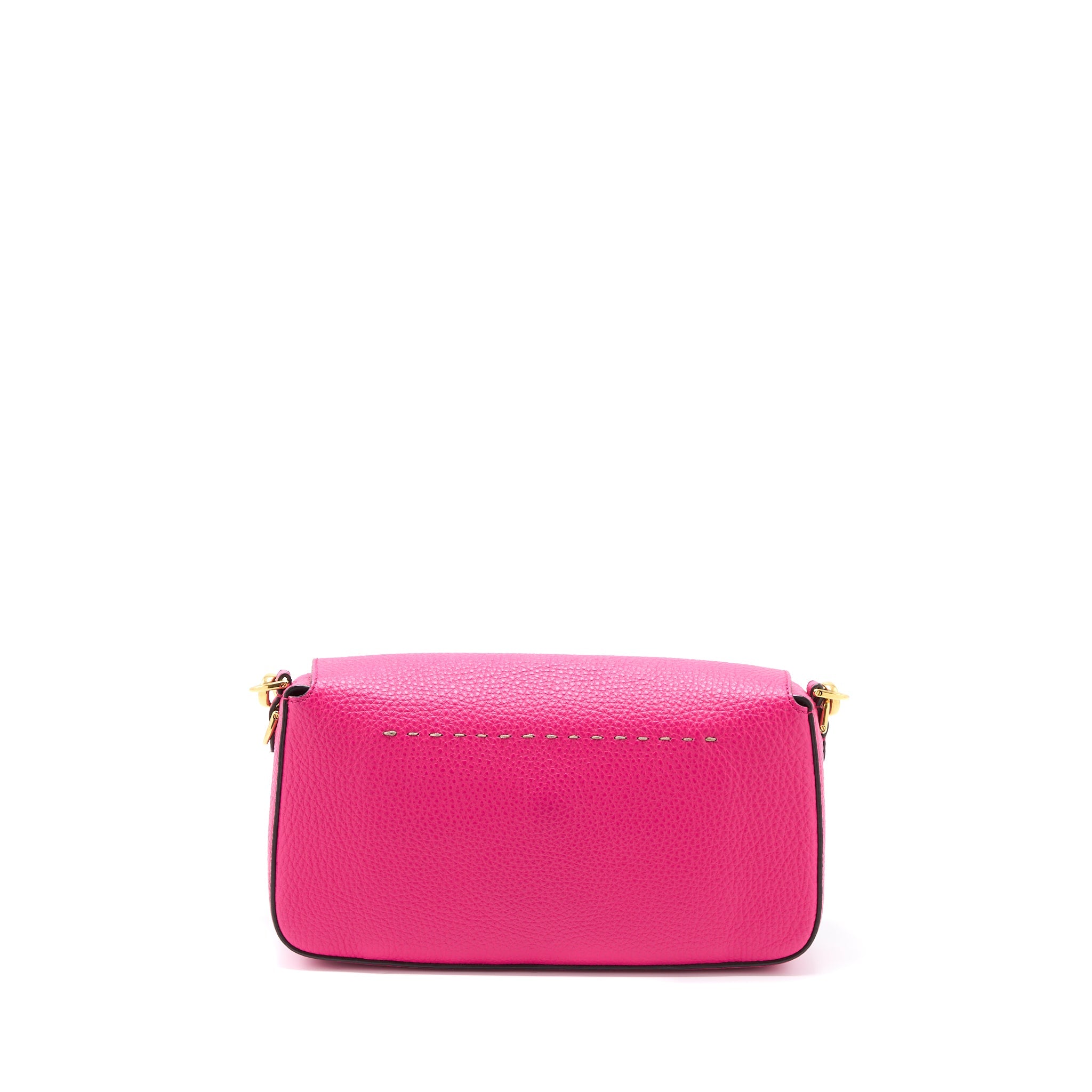 FENDI BAGUETTE BAG CALFSKIN PINK GHW