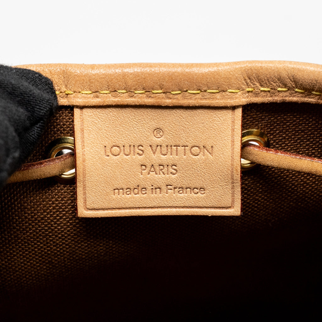 LOUIS VUITTON NANO NOE MONOGRAM CANVAS GHW