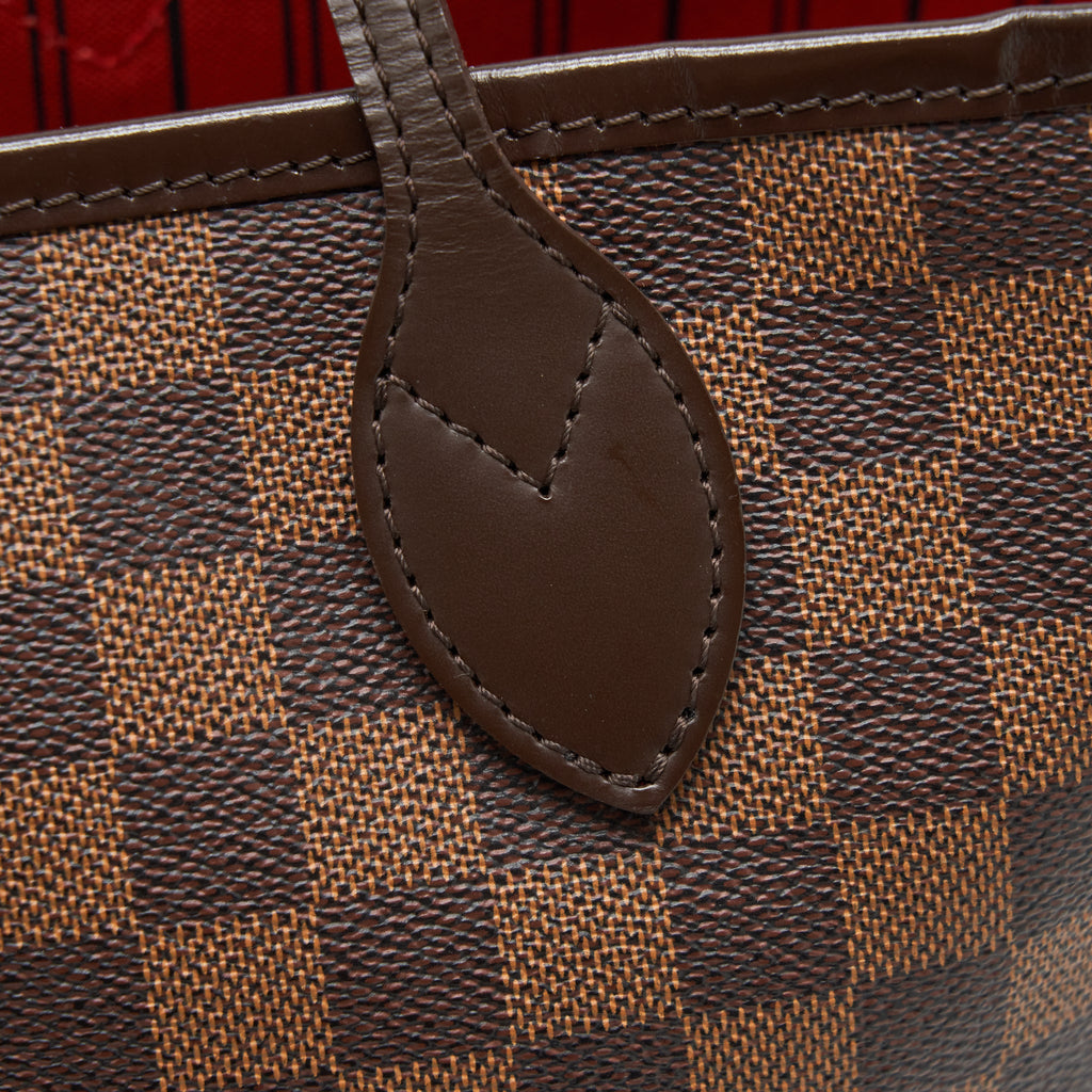 LOUIS VUITTON NEVERFULL MM DAMIER EBENE GHW