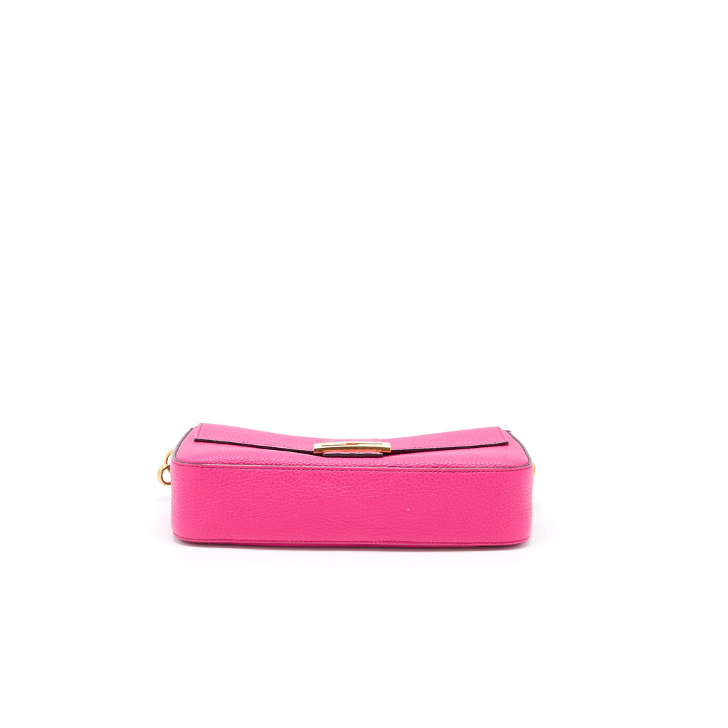 FENDI BAGUETTE BAG CALFSKIN PINK GHW