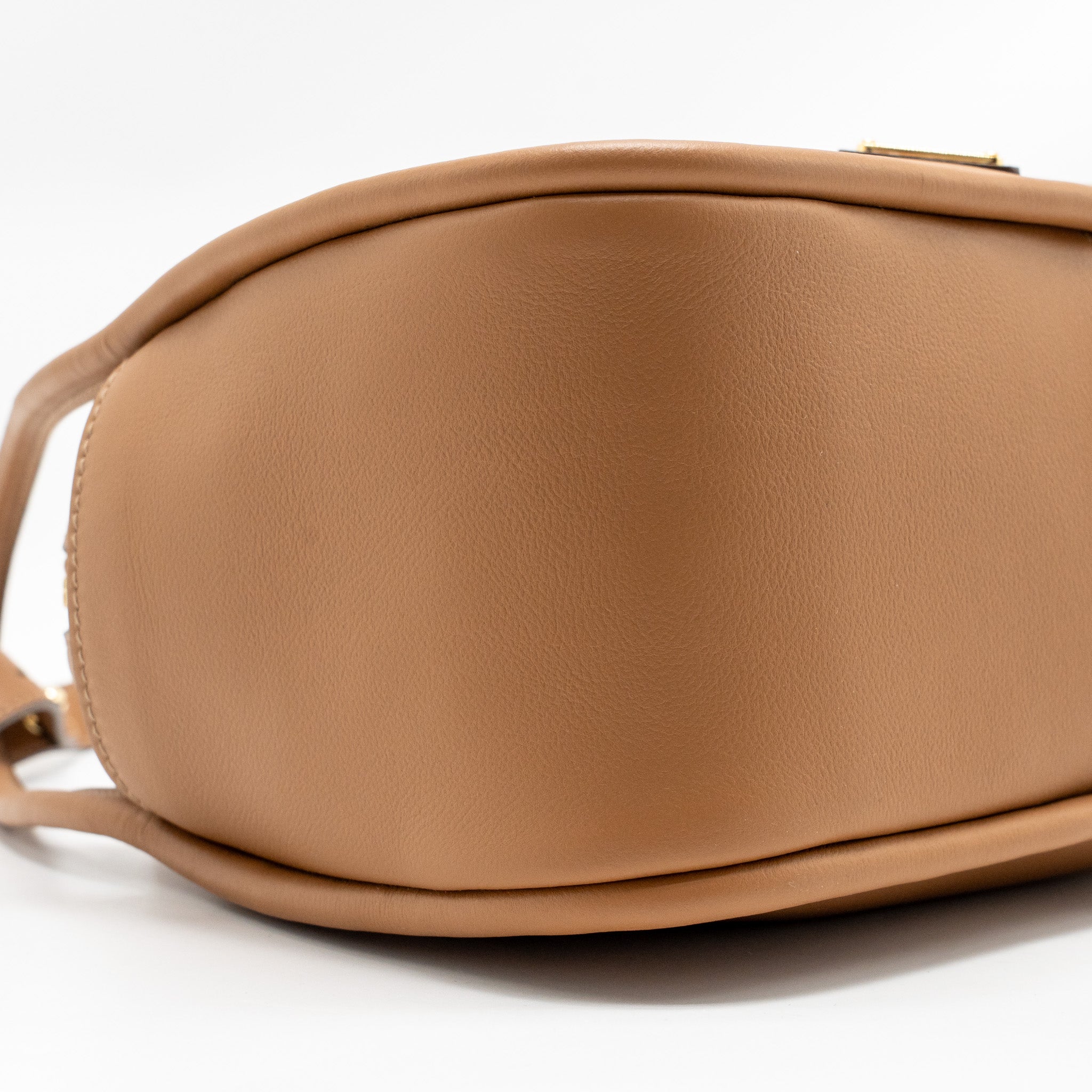 PRADA DARLING HANDBAG CALFSKIN CARAMEL GHW
