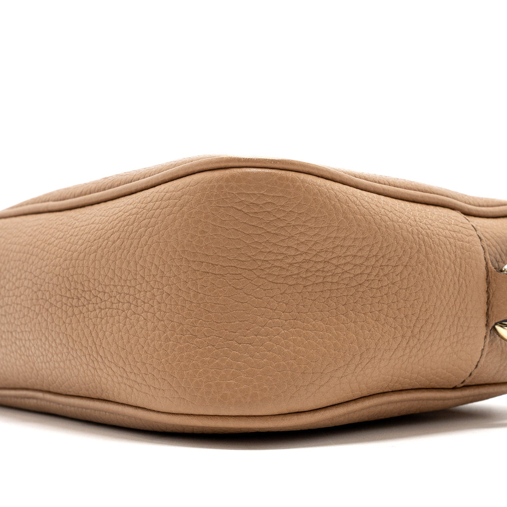 GUCCI DISCO SOHO BAG CALFSKIN BEIGE GHW