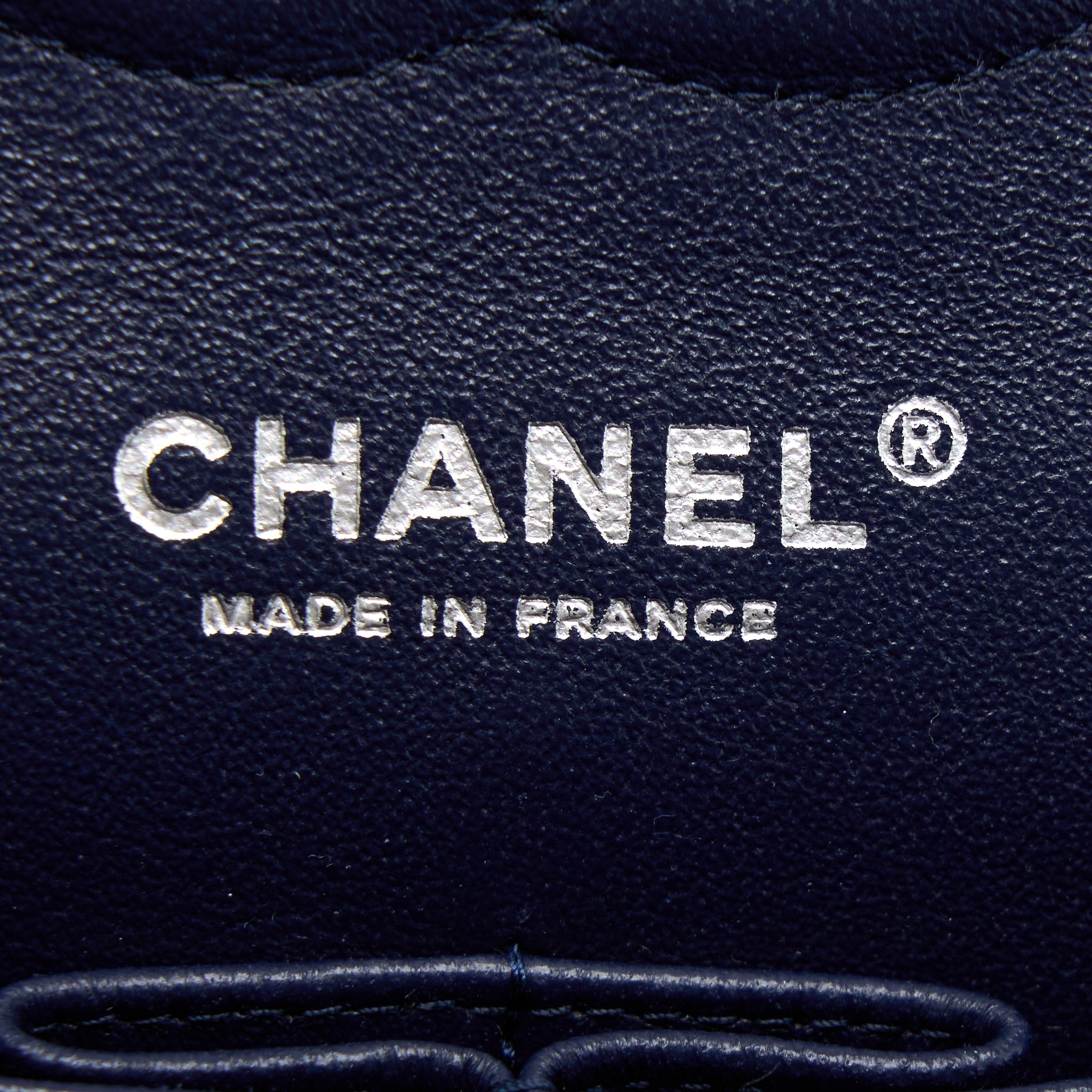 CHANEL MEDIUM CLASSIC DOUBLE FLAP BAG CAVIAR NAVY BLUE SHW