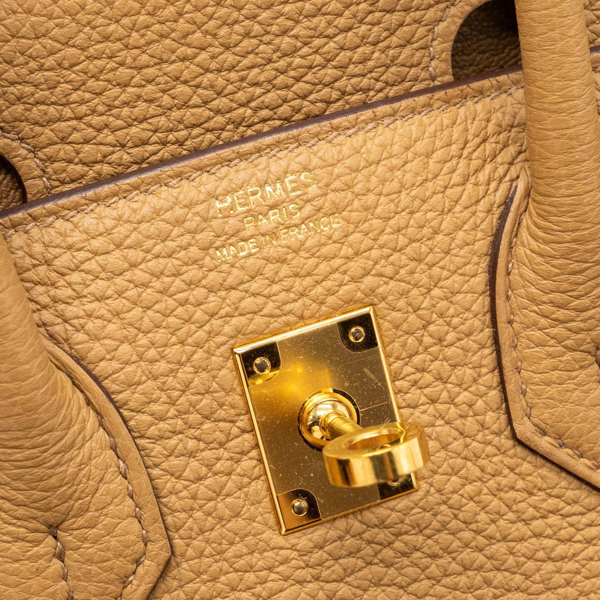 HERMES BIRKIN25 TOGO BISCUIT GHW