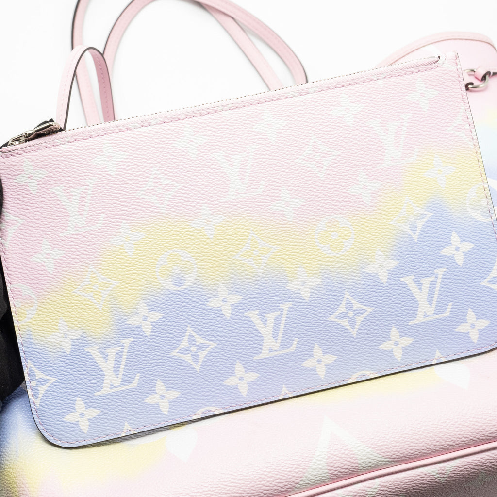 LOUIS VUITTON NEVERFULL MM ESCAL GIANT CANVAS PASTEL PINK SHW