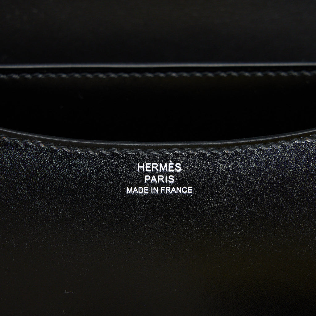 HERMES MINI CONSTANCE BOX BLACK SHW