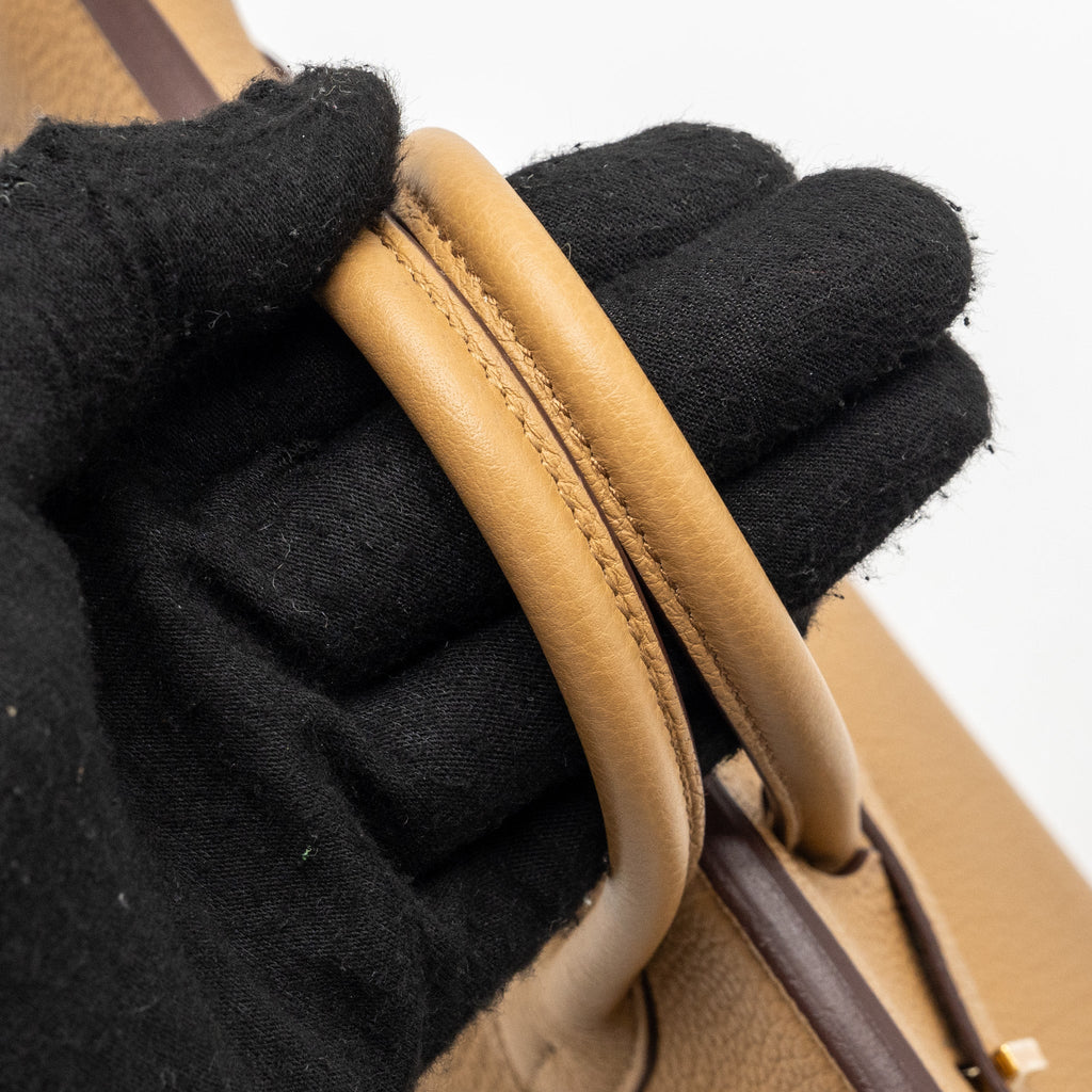 HERMES BIRKIN25 TOGO BISCUIT GHW