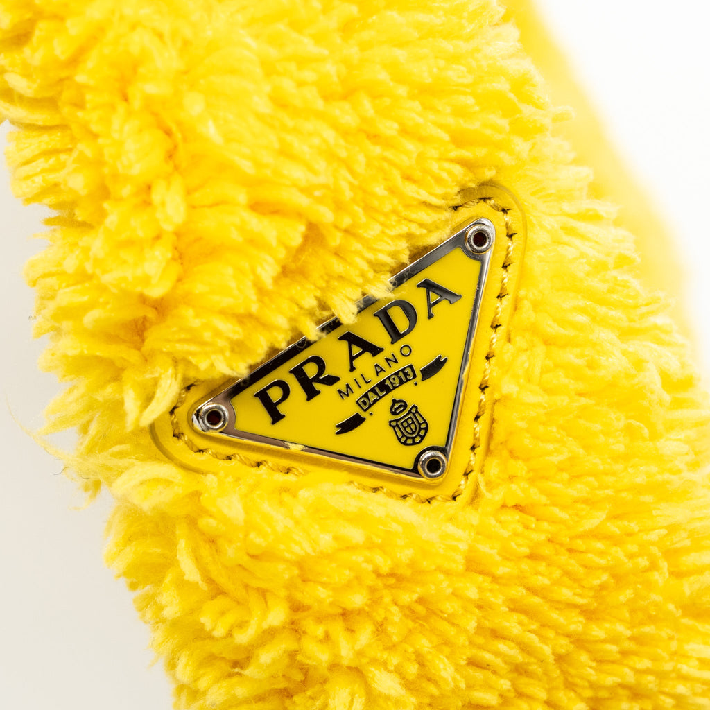 PRADA RE-EDITION 2000 TERRY MINI BAG YELLOW SHW