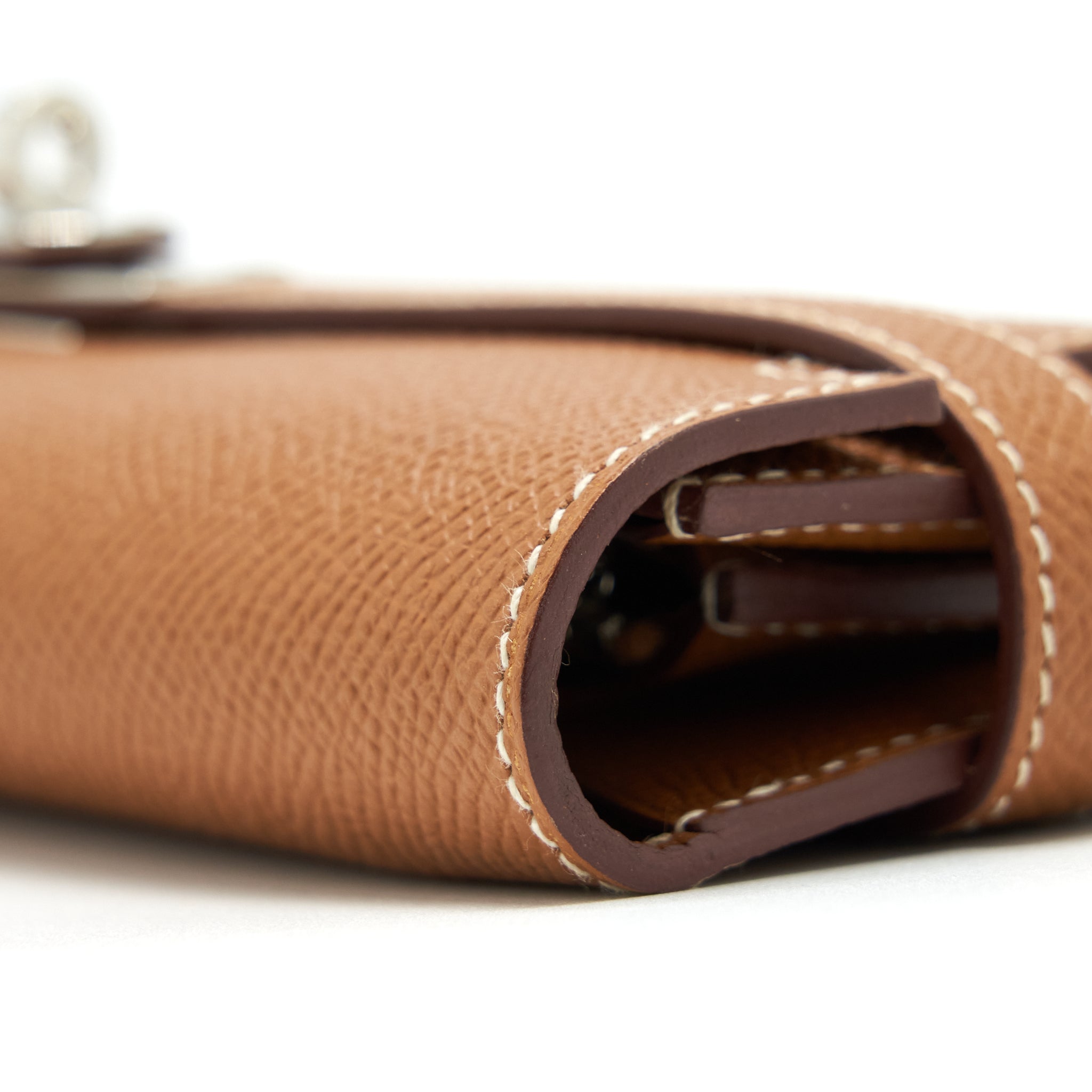 HERMES KELLY LONG WALLET EPSOM GOLD SHW