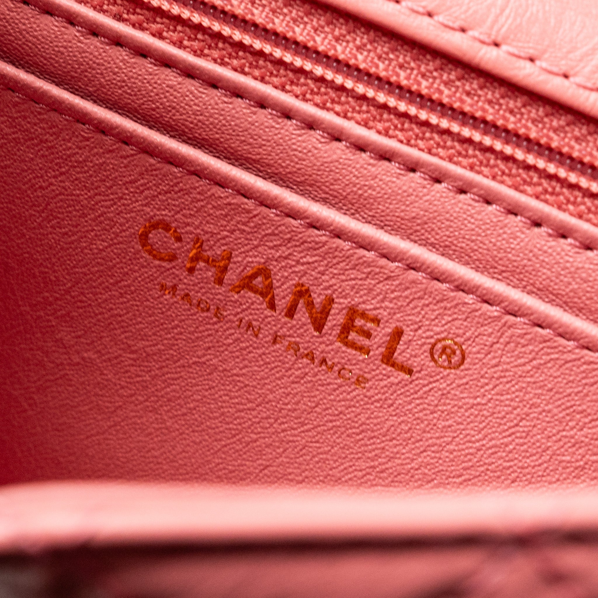 CHANEL MINI 2.55 REISSUE FLAP BAG CALFSKIN PINK GHW