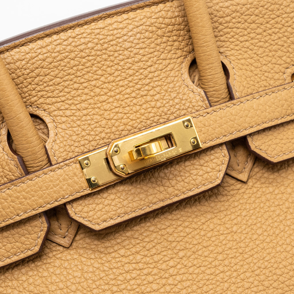 HERMES BIRKIN25 TOGO BISCUIT GHW