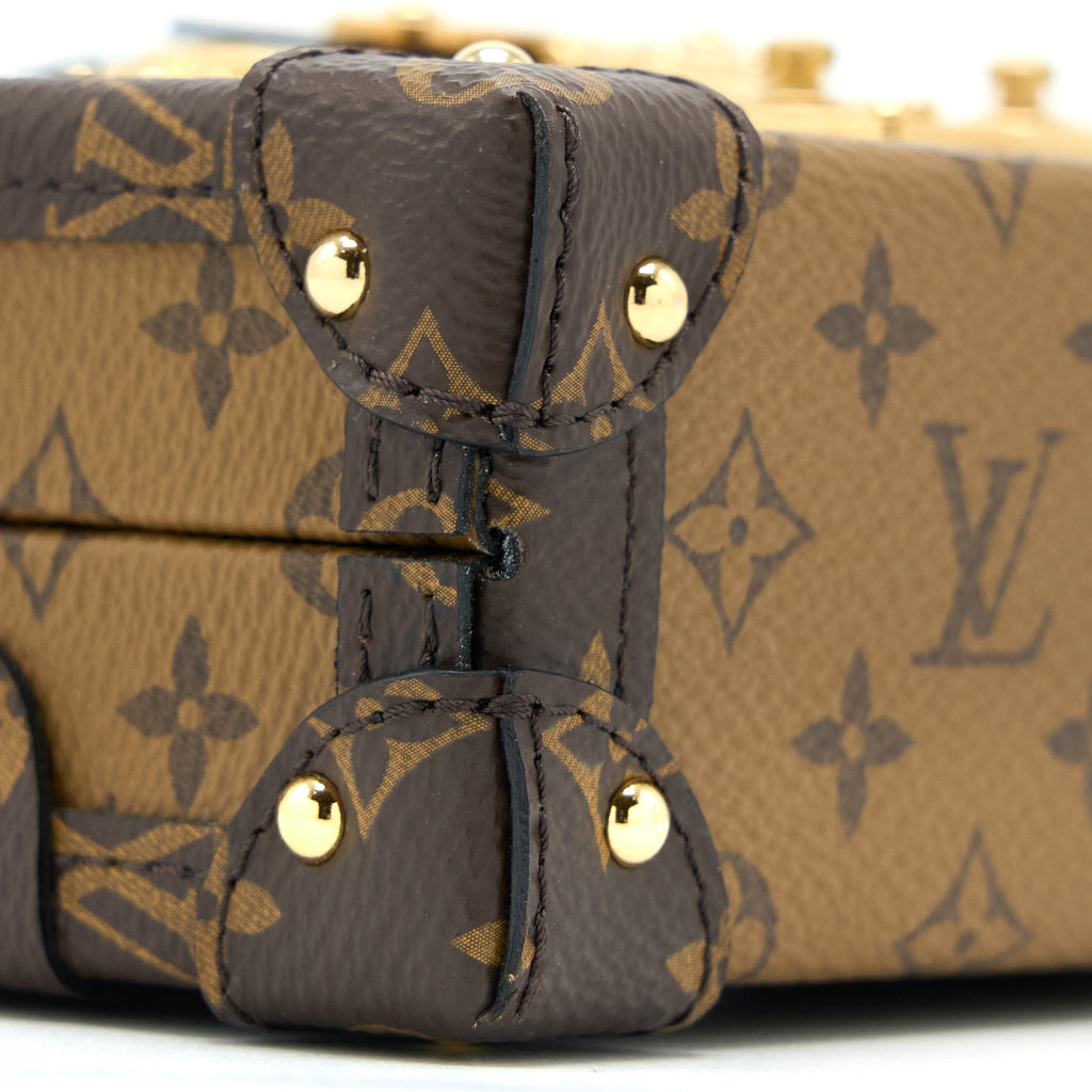 LOUIS VUITTON PETITE MALLE MONAGRAM REVERSE CANVAS GHW