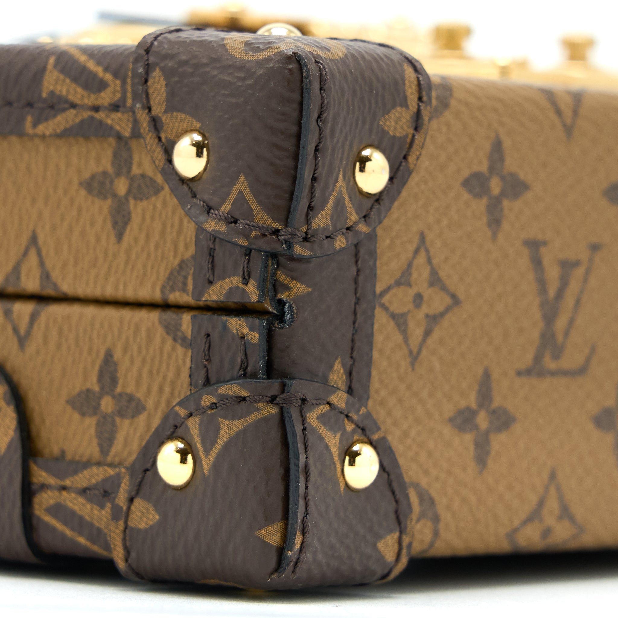 LOUIS VUITTON PETITE MALLE MONAGRAM REVERSE CANVAS GHW