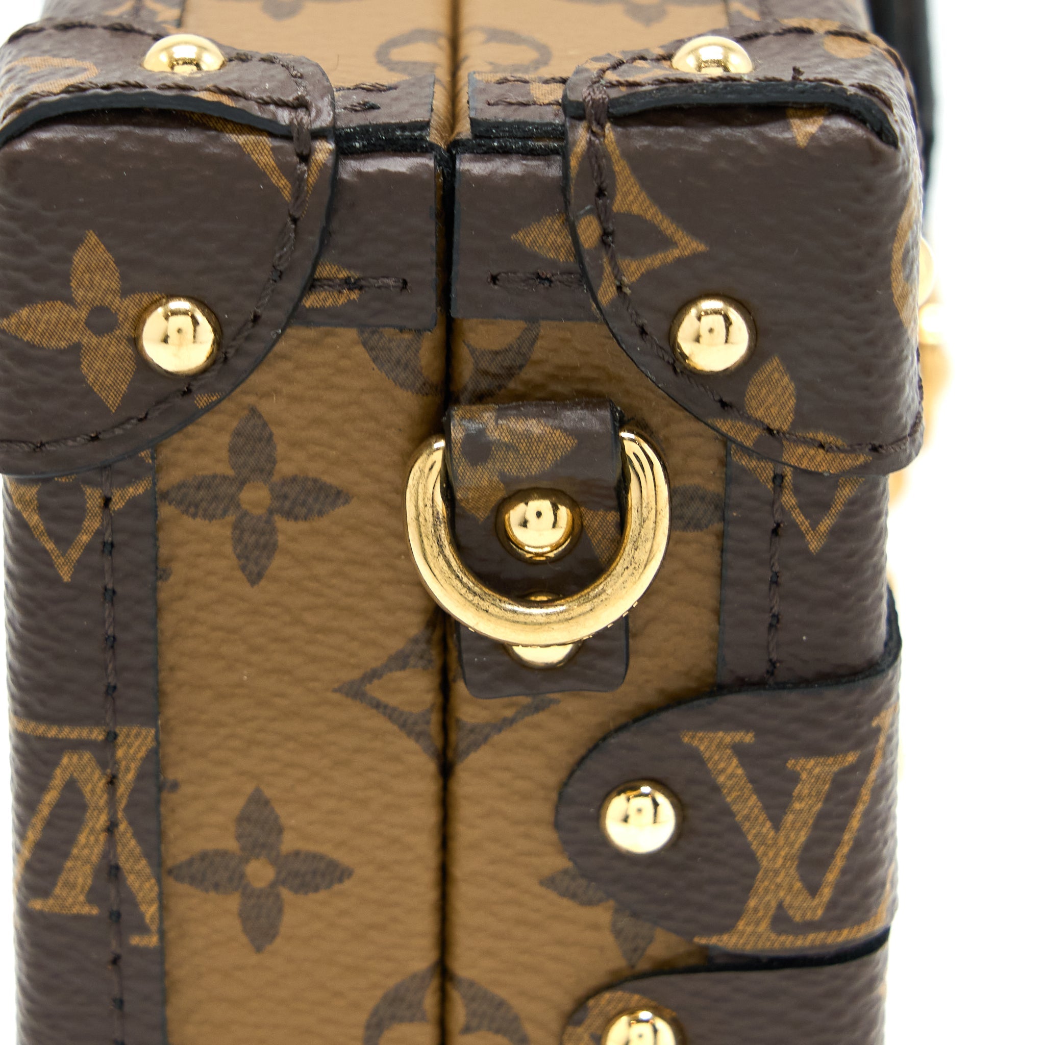 LOUIS VUITTON PETITE MALLE MONAGRAM REVERSE CANVAS GHW