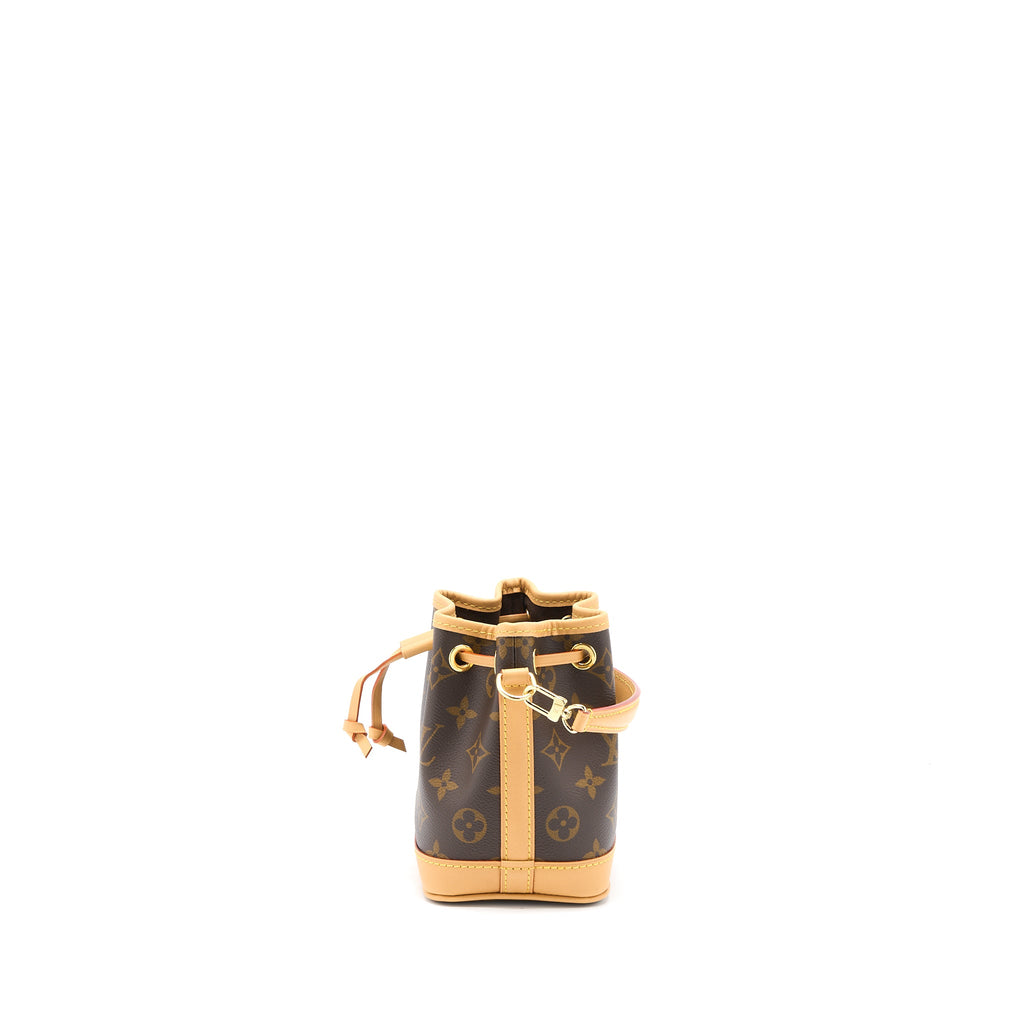 LOUIS VUITTON NANO NOE MONOGRAM CANVAS GHW (NEW VERSION)