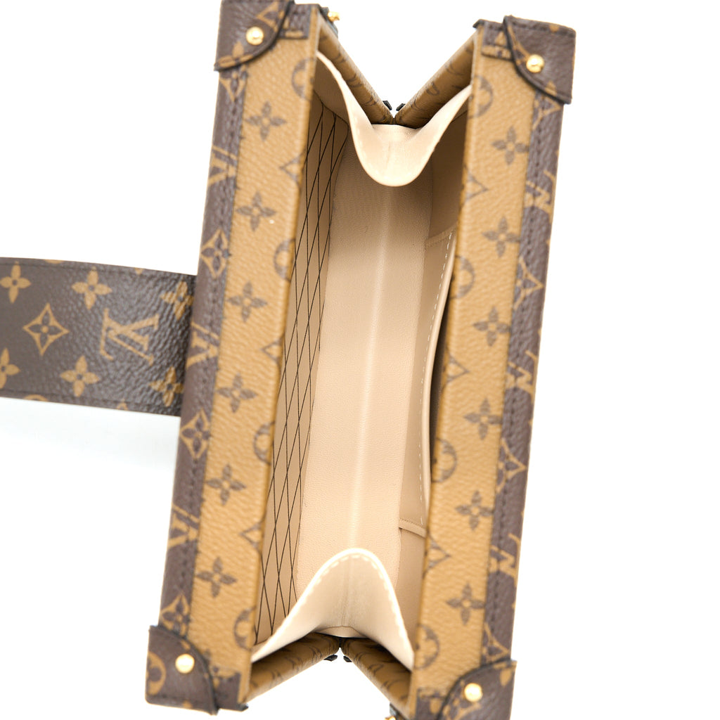 LOUIS VUITTON PETITE MALLE MONAGRAM REVERSE CANVAS GHW