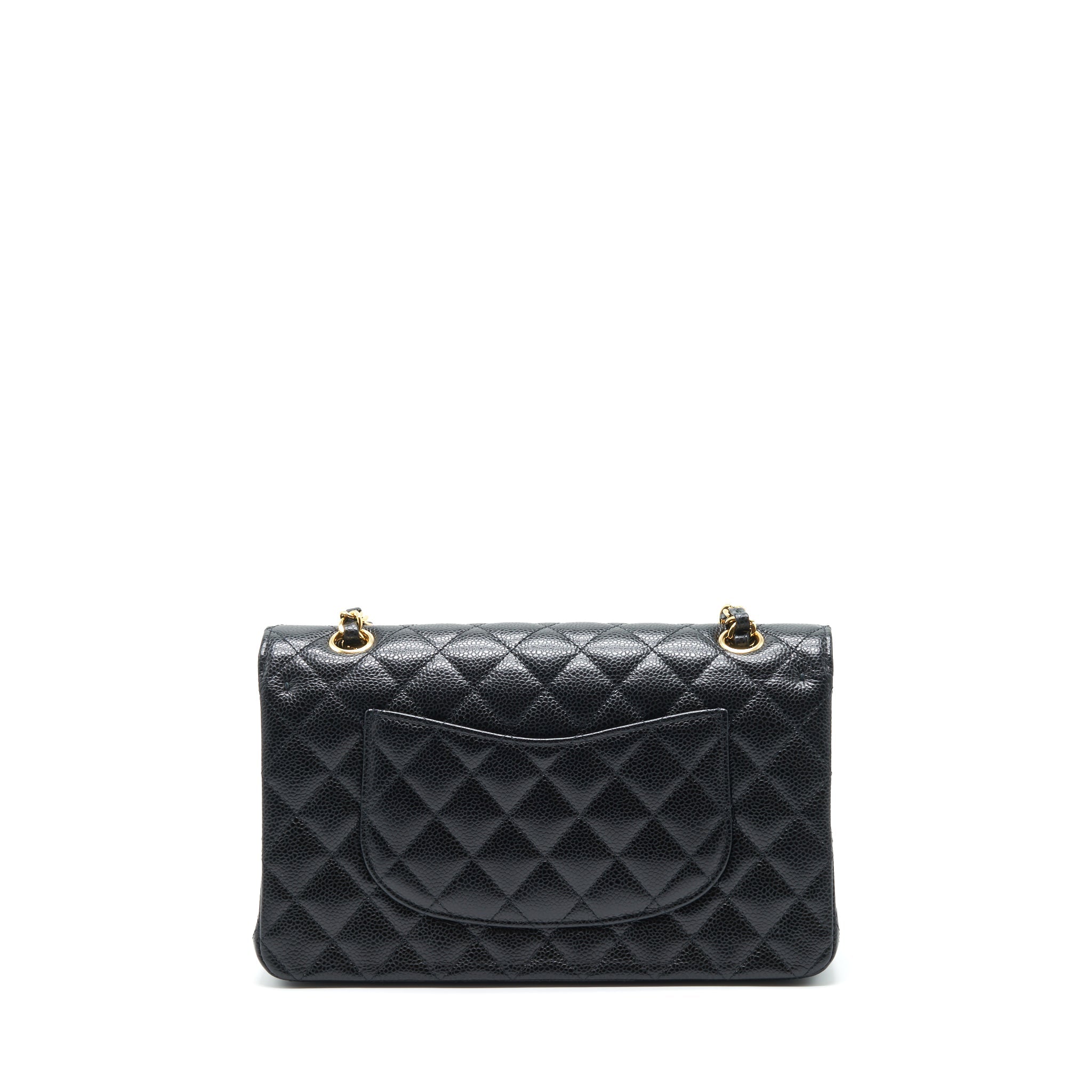 CHANEL MEDIUM CLASSIC FLAP BAG CAVIAR BLACK GHW