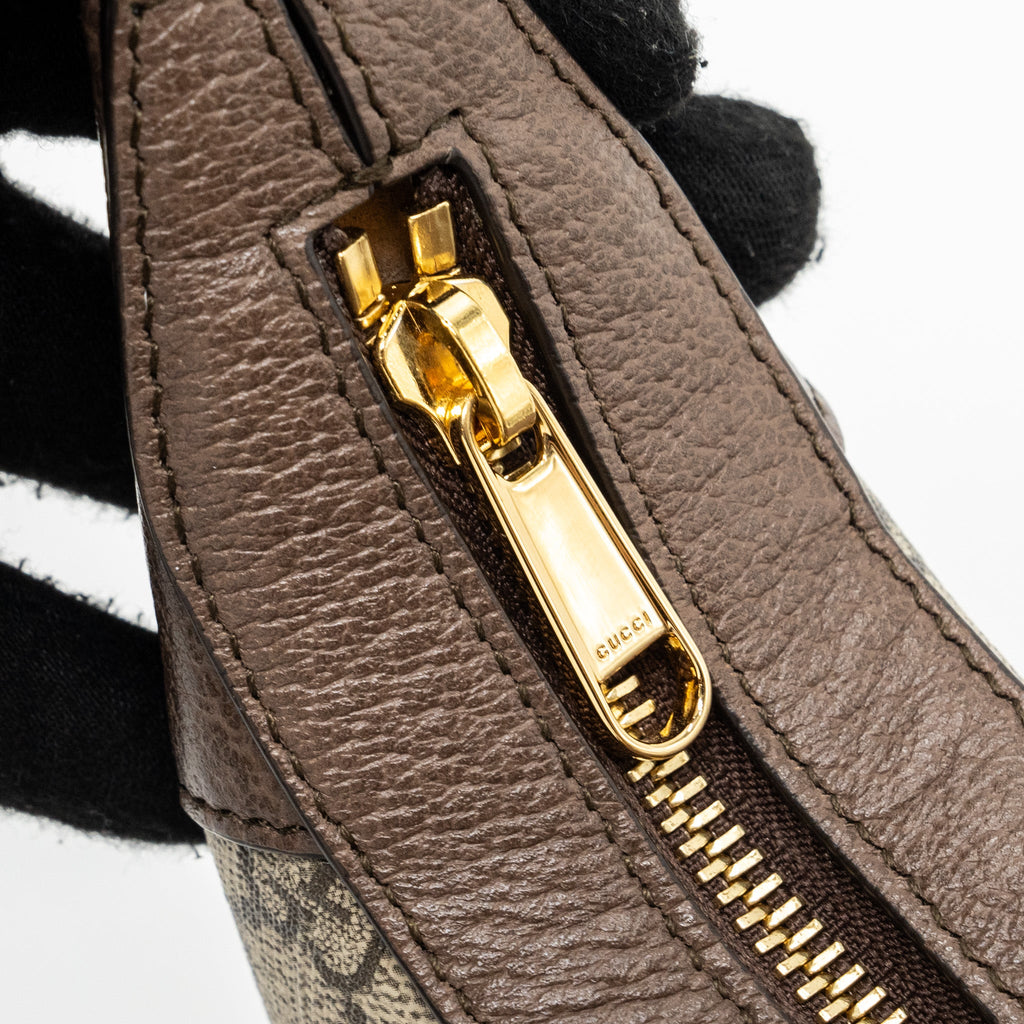 GUCCI OPHIDIA GG MINI BAG GG SUPREME CANVAS GHW
