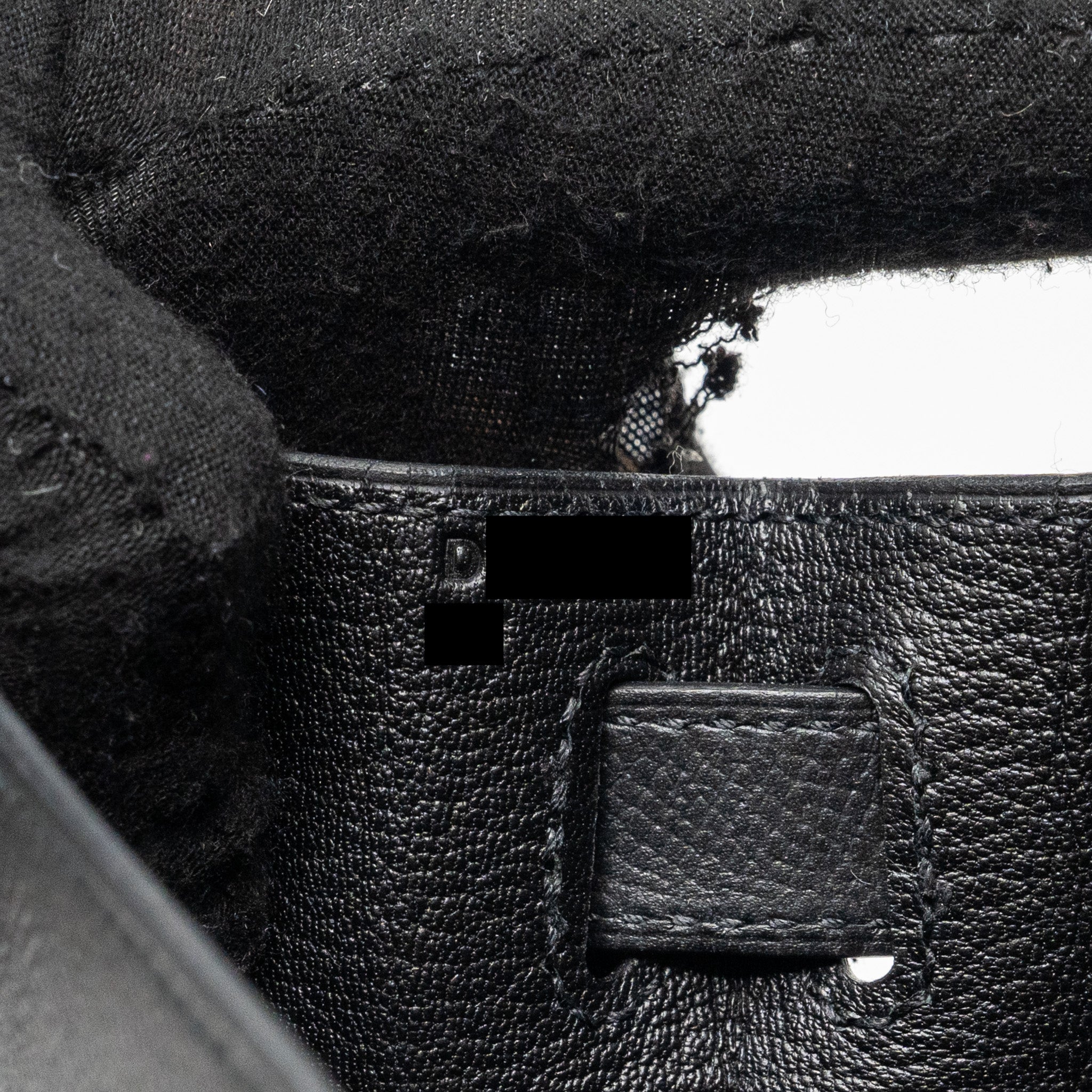 HERMES KELLY 28 LETTER C SPECIAL ORDER EPSOM/TOGO/CHÈVRE MYSORE BLACK/BLUE SHW