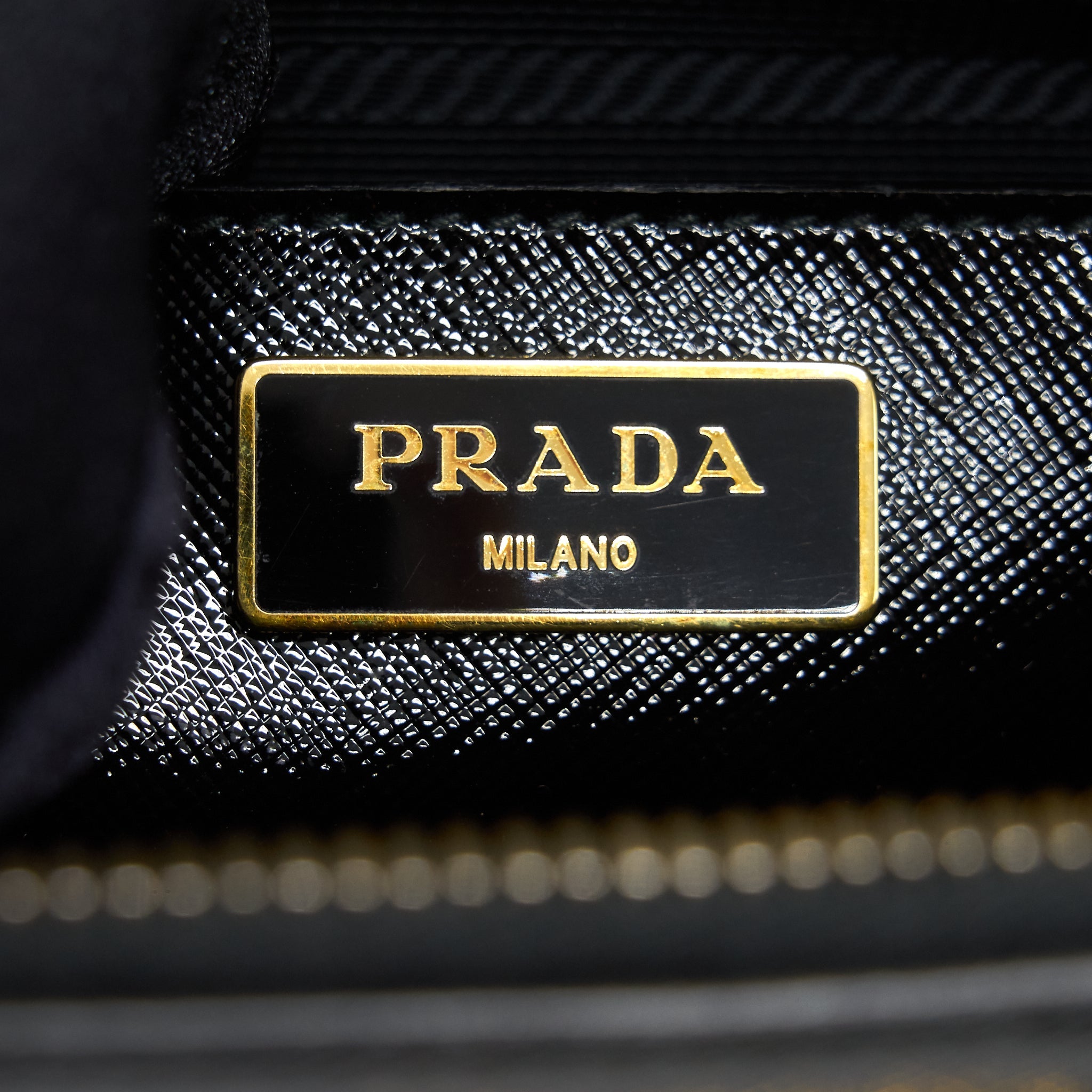 PRADA SAFFIANO TOTE BAG BLACK