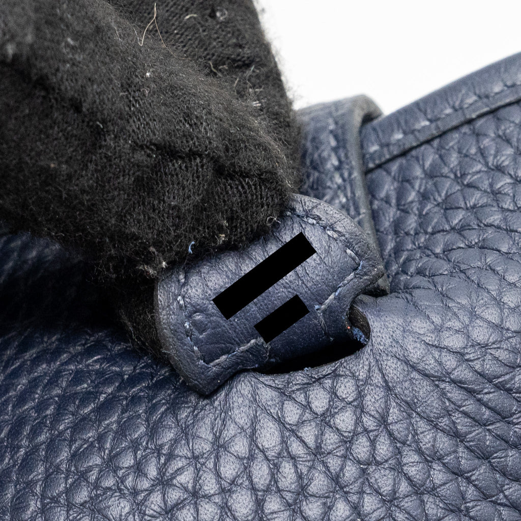 HERMES MINI EVELYNE CLEMENCE BLUE NUIT GHW