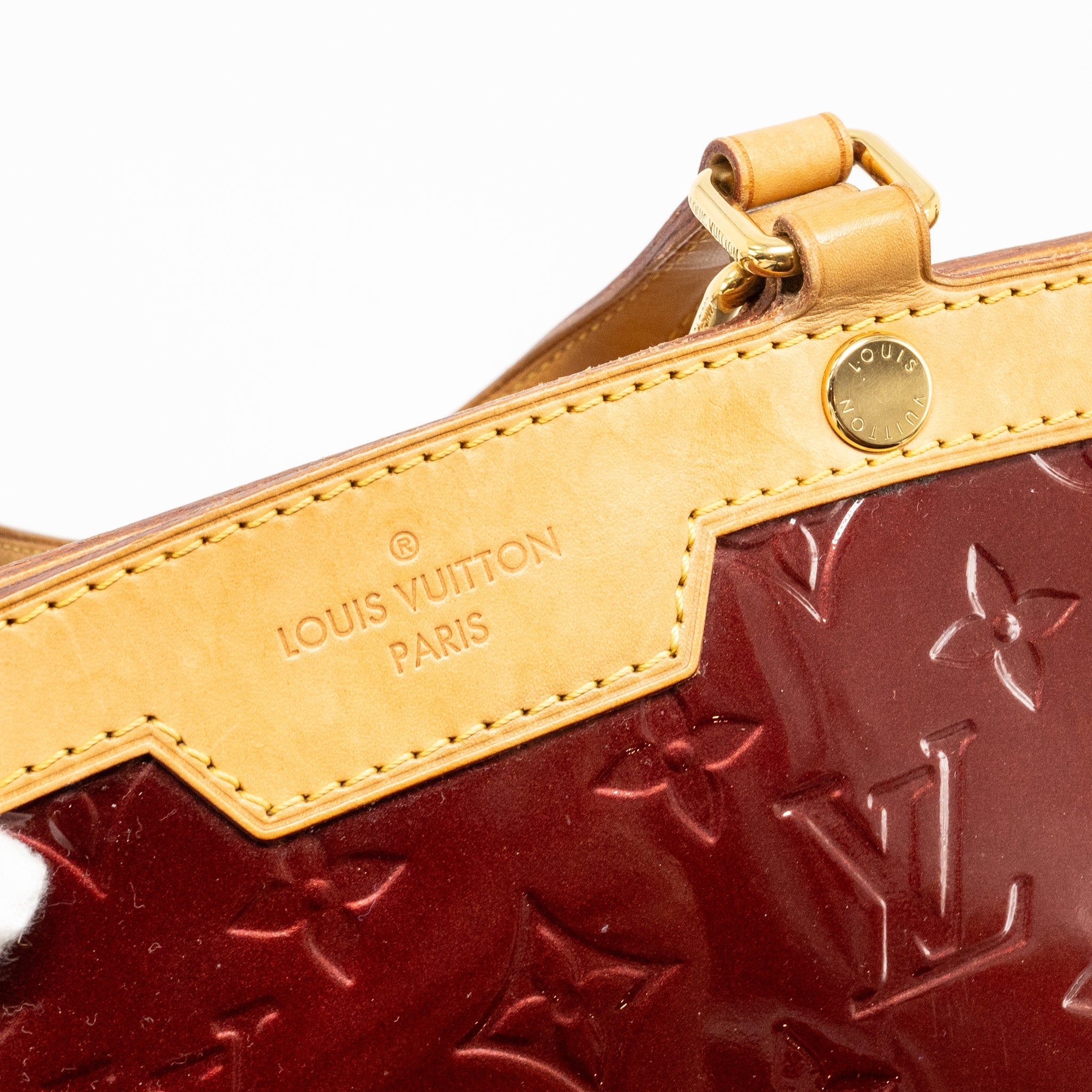 LOUIS VUITTON VERNIS BREA PATENT BURGUNDY AMARANTE GHW