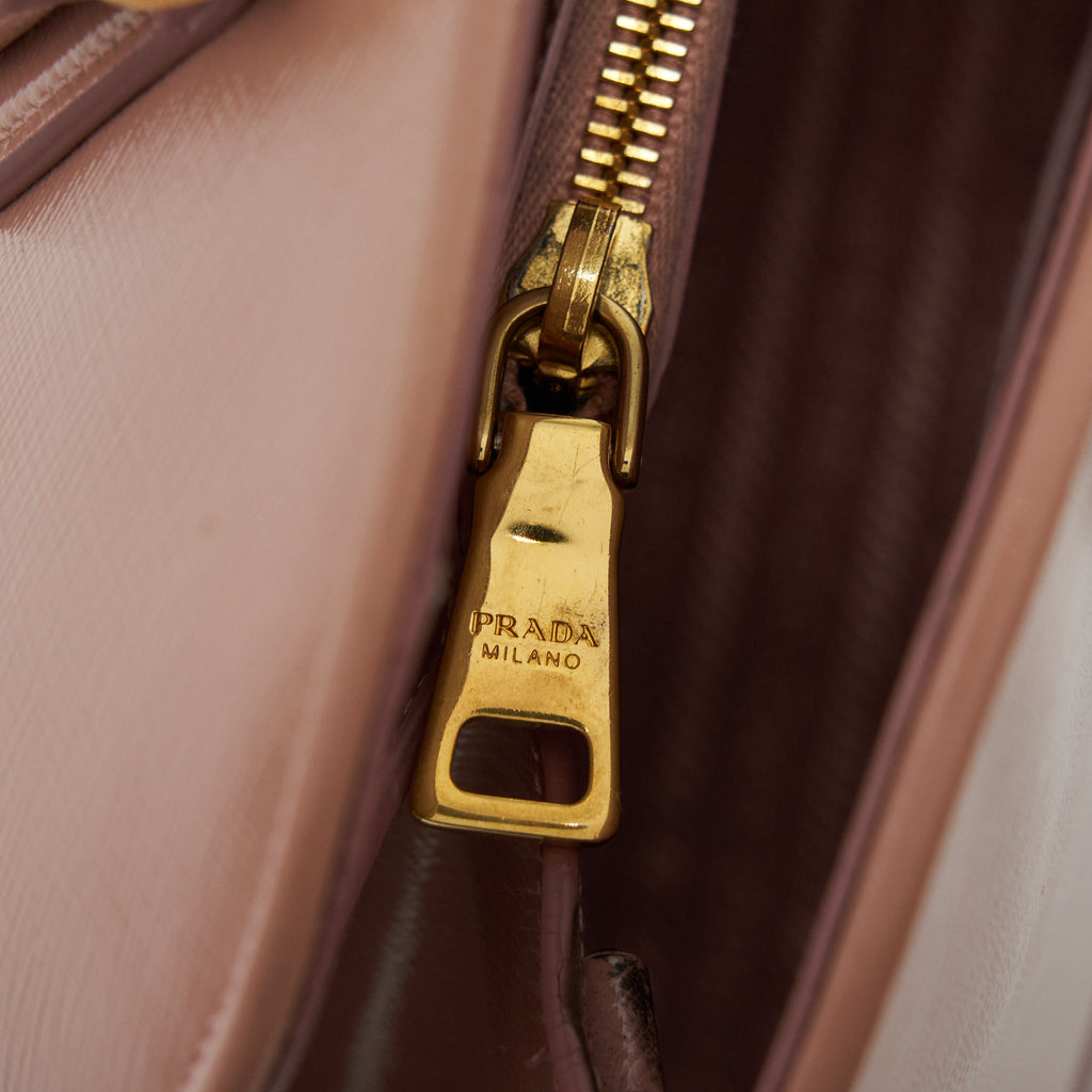 PRADA SAFFIANO TOTE BAG NUDE GHW