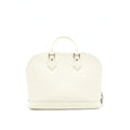 LOUIS VUITTON ALMA MM EPI LEATHER WHITE SHW
