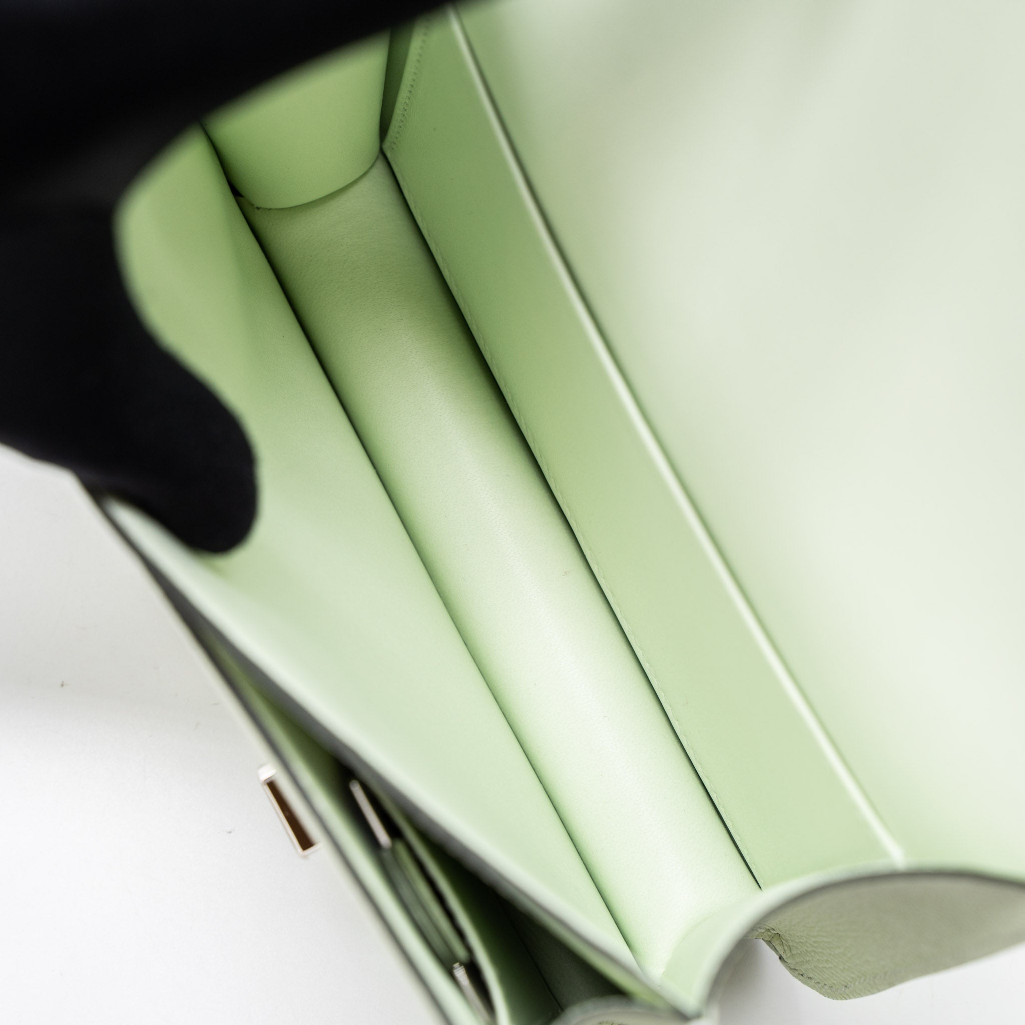 HERMES CONSTANCE MINI EPSOM 0S VERT FIZZ SHW