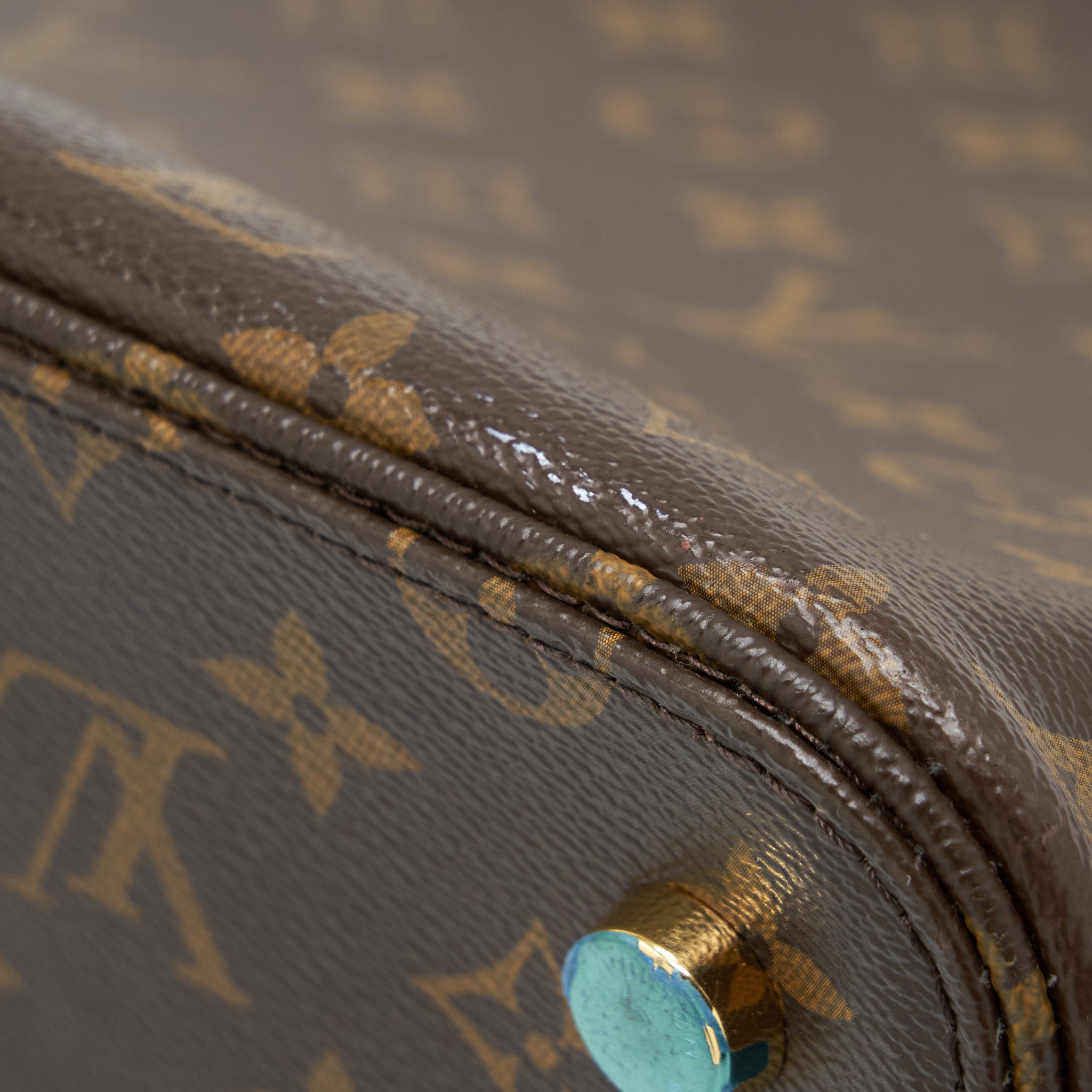LOUIS VUITTON LOCKIT TOTE BAG MONOGRAM CANVAS YEAR 2011