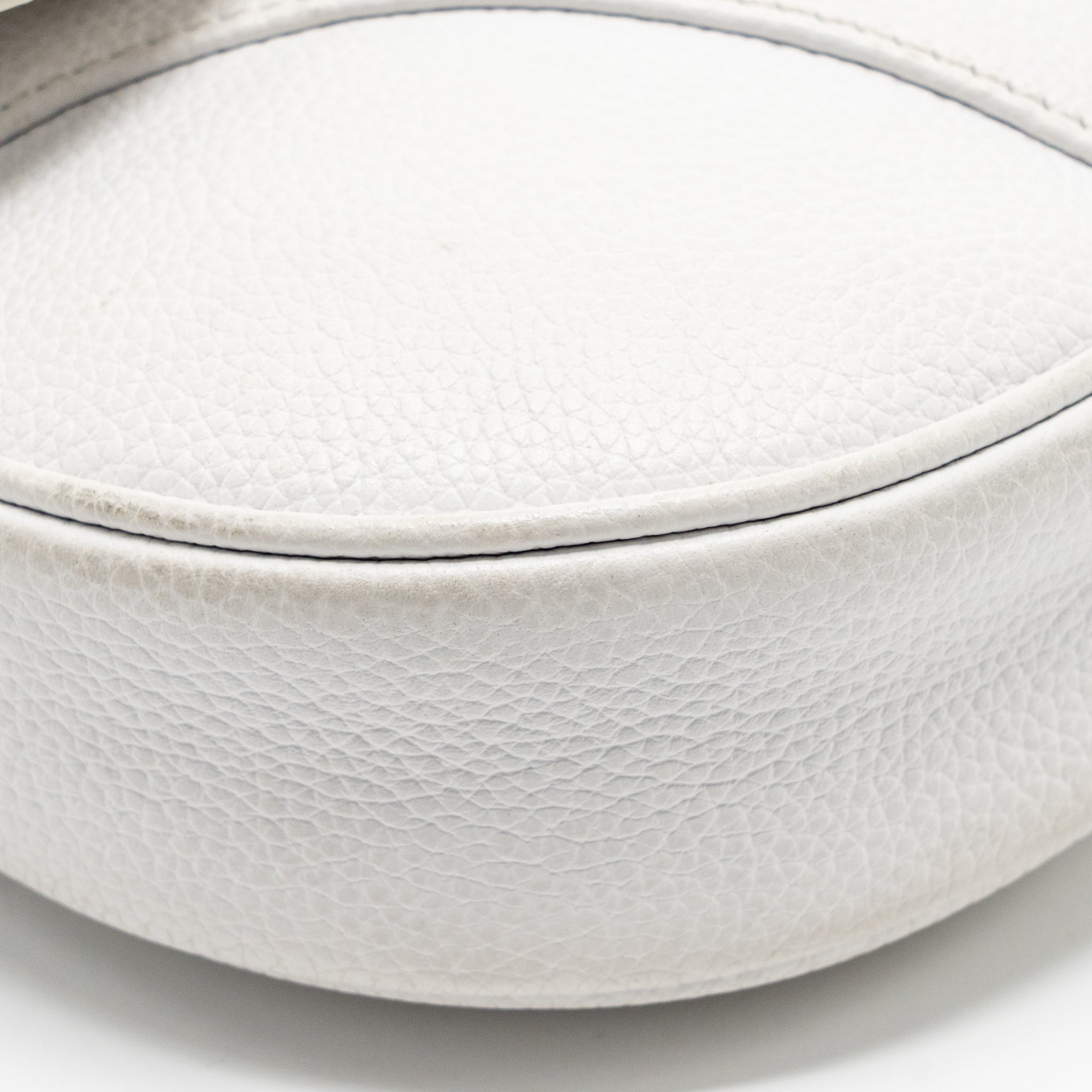 DIOR HOMME SADDLE BELT BAG CALFSKIN WHITE SHW