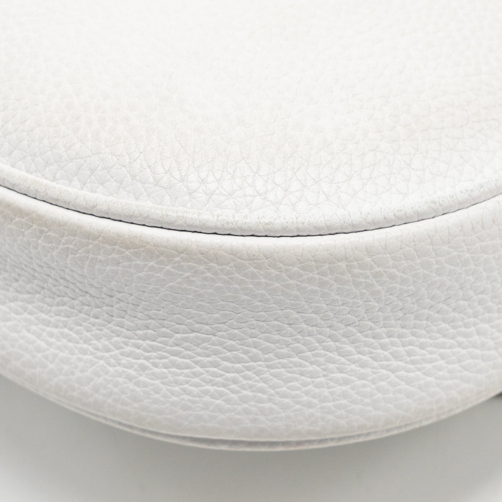 DIOR HOMME SADDLE BELT BAG CALFSKIN WHITE SHW