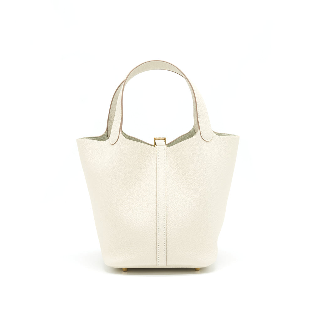 HERMES PICOTIN 22 LOCK BAG 10 CRAIE GHW