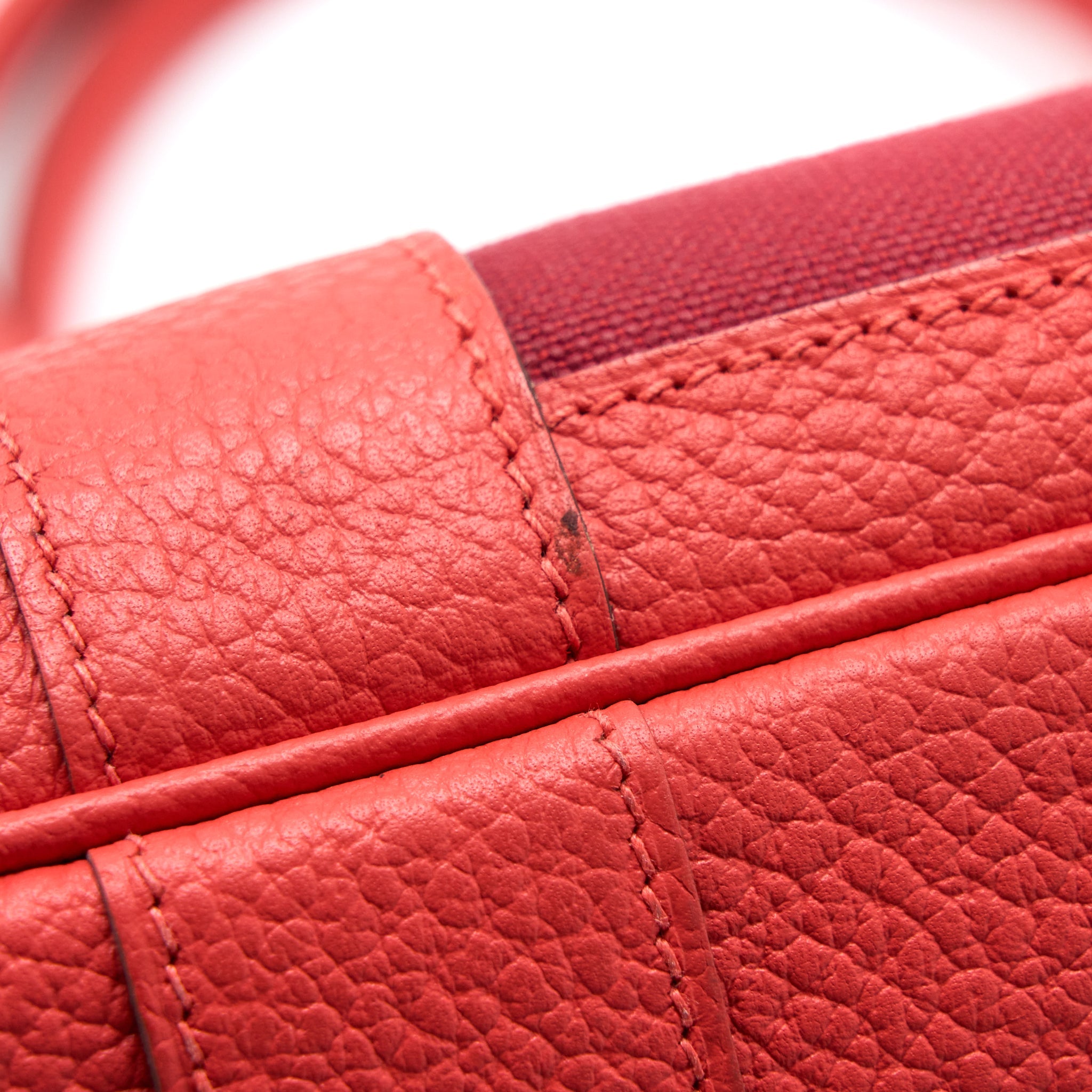 HERMES GARDEN PARTY 36 NEGONDA/CANVAS ROUGE GRENAT SHW