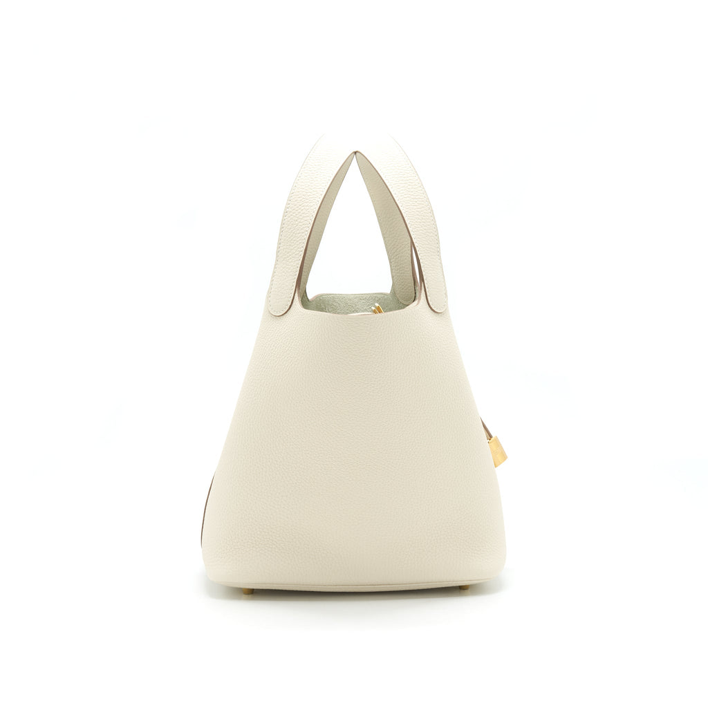 HERMES PICOTIN 22 LOCK BAG 10 CRAIE GHW
